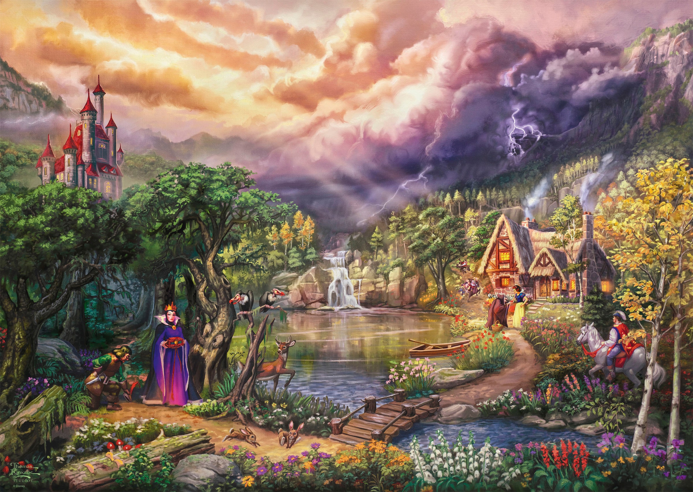Schmidt Spiele Puzzle »Disney, Snow White and the Queen von Thomas Kinkade«