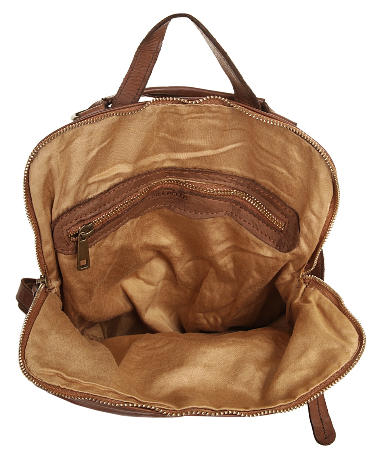 Samantha Look Cityrucksack, echt Leder, Made in Italy