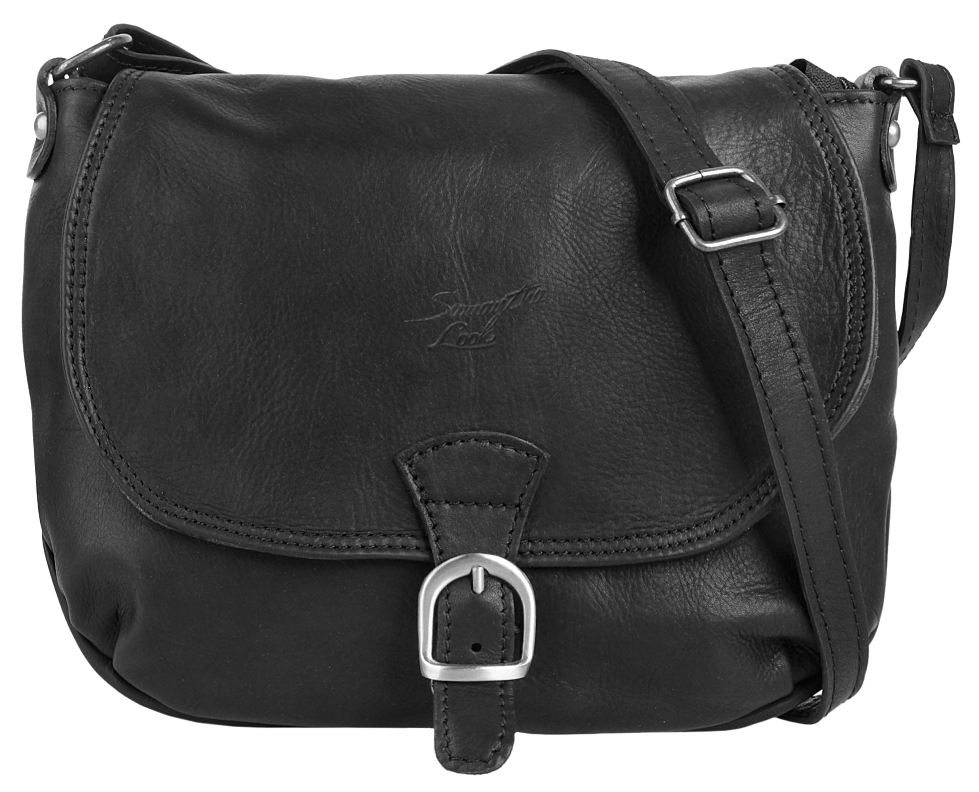 Samantha Look Umhängetasche "SAMANTHA LOOK Damen echt Leder, Made in Italy" echt Leder, Made in Italy
