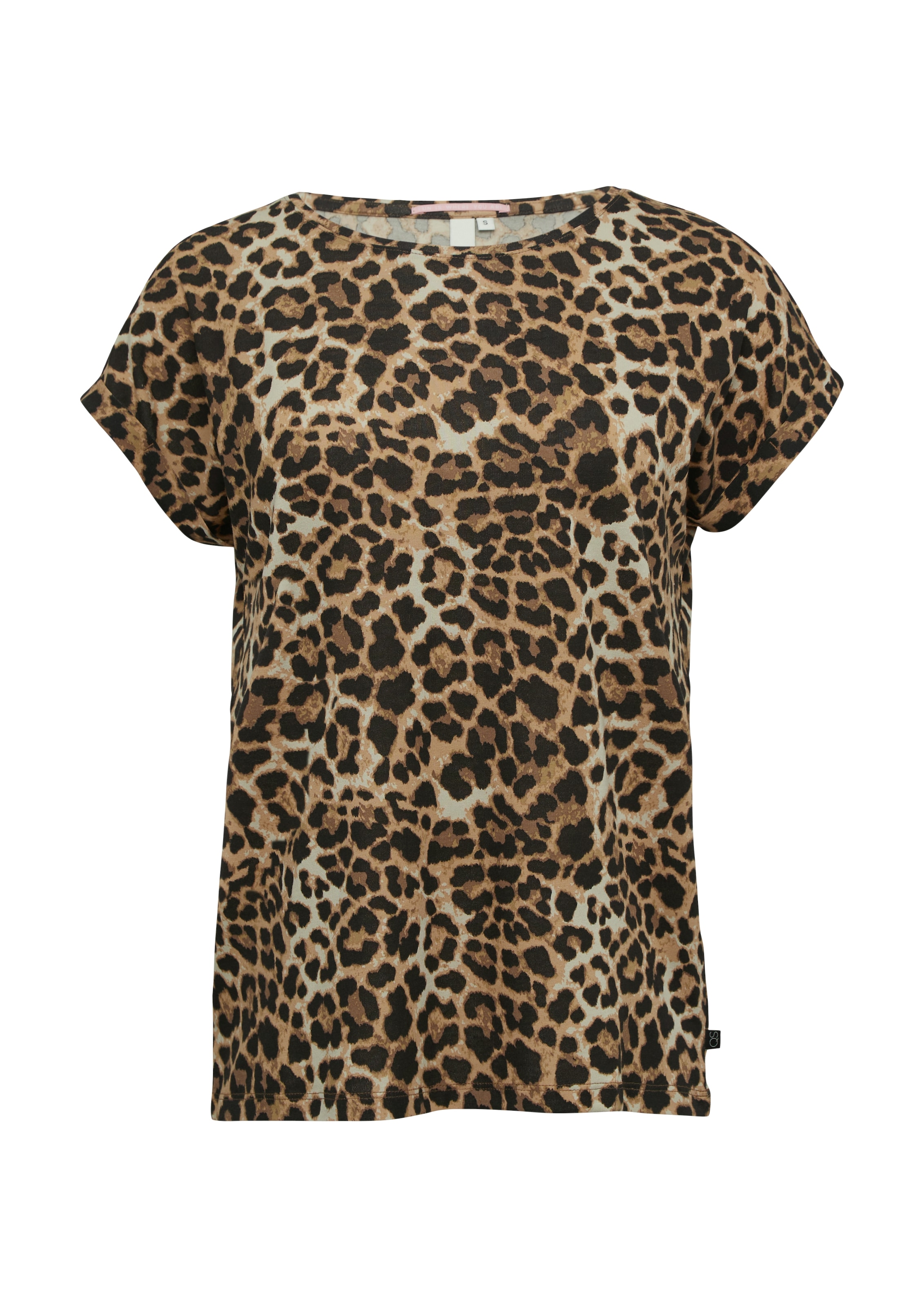 QS T-Shirt, mit All-Over Print