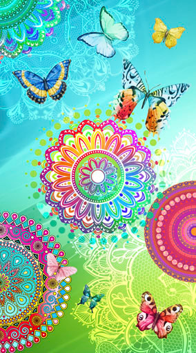 (1 mit Mandalas Schmetterlingen Strandtuch & St.), hip bei »Mystic«,