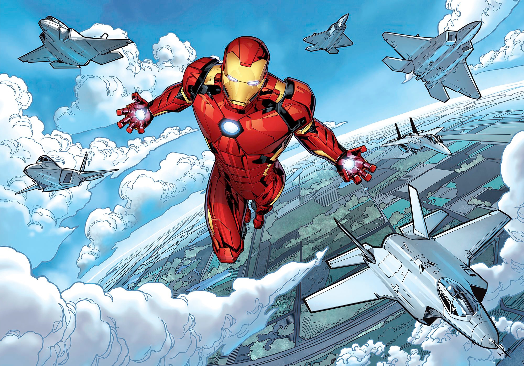 Komar Vliestapete »Iron Man mit 400x280 (Breite cm Garantie online x Jahren kaufen Höhe) | XXL 3 Flight«