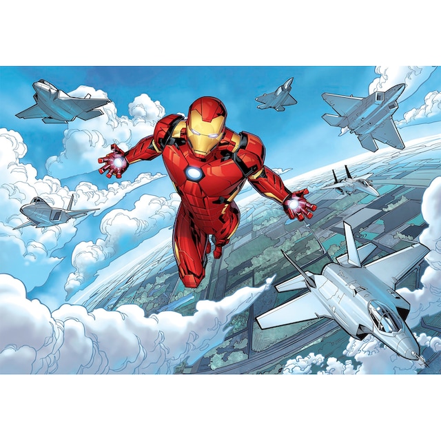 Komar Vliestapete »Iron Man Flight«, 400x280 cm (Breite x Höhe) online  kaufen | mit 3 Jahren XXL Garantie