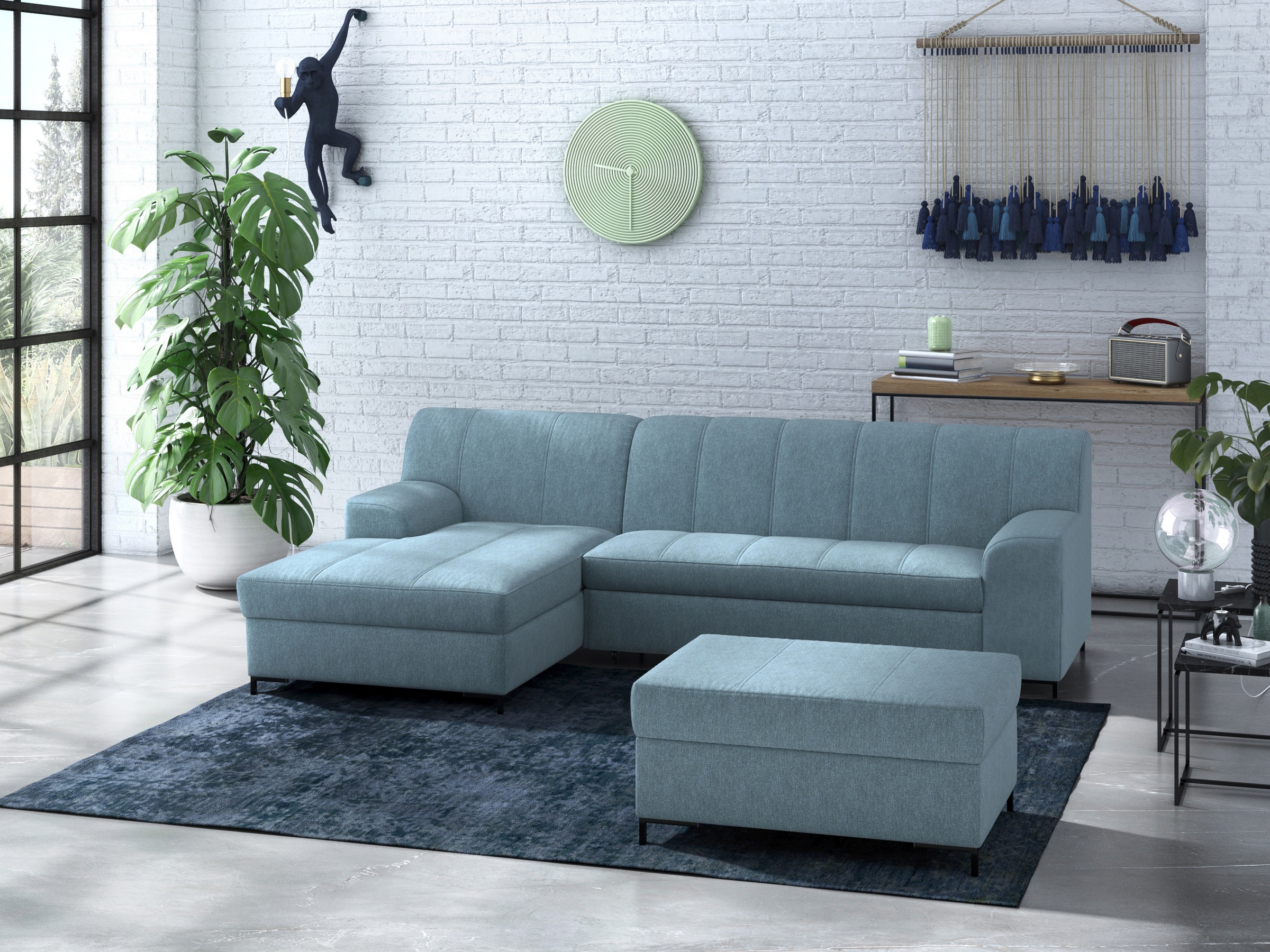 INOSIGN Polsterhocker »Balme«, passend zur Serie "Balme"