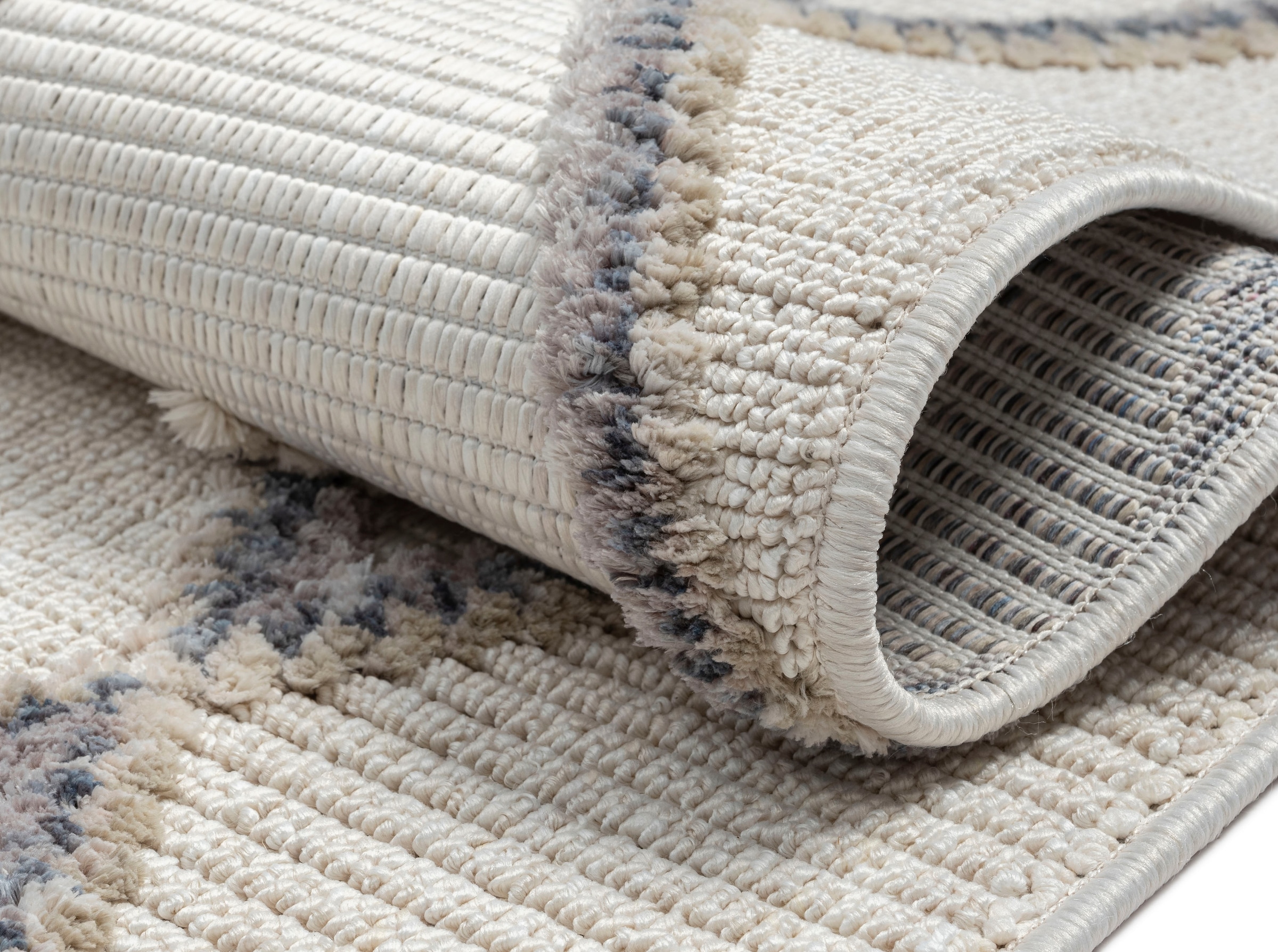 Myflair Möbel & Accessoires Teppich »Luana 2, LAGERRÄUMUNG!« rechteckig 10 mm Höhe Kurzflor, Sisal Optik, mit Fransen, besonders weich durch Microfaser