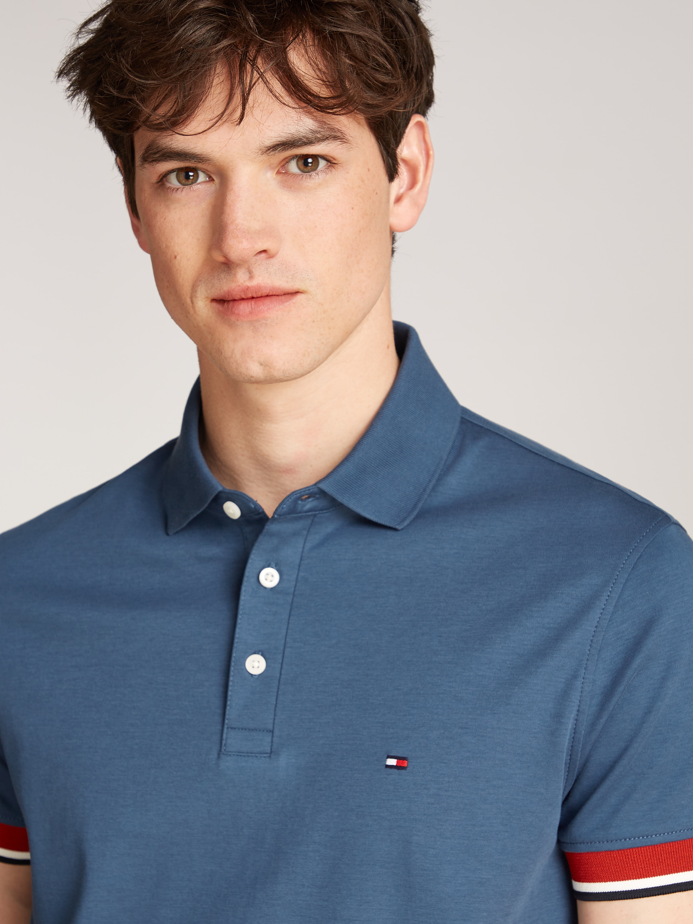 Tommy Hilfiger Poloshirt »INTERLOCK SLEEVE DETAIL REG POLO«