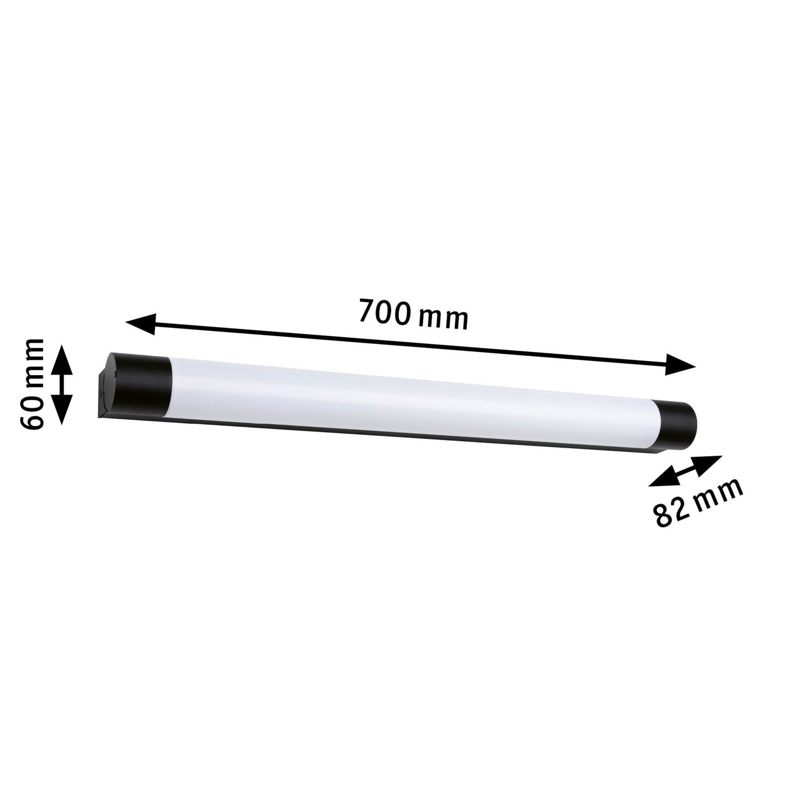 Paulmann LED Spiegelleuchte »Selection Bathroom Spiegelleuchte Orgon IP44 3000K 230V 10,5W« 1 Stk. Warmweiß Badezimmerleuchte