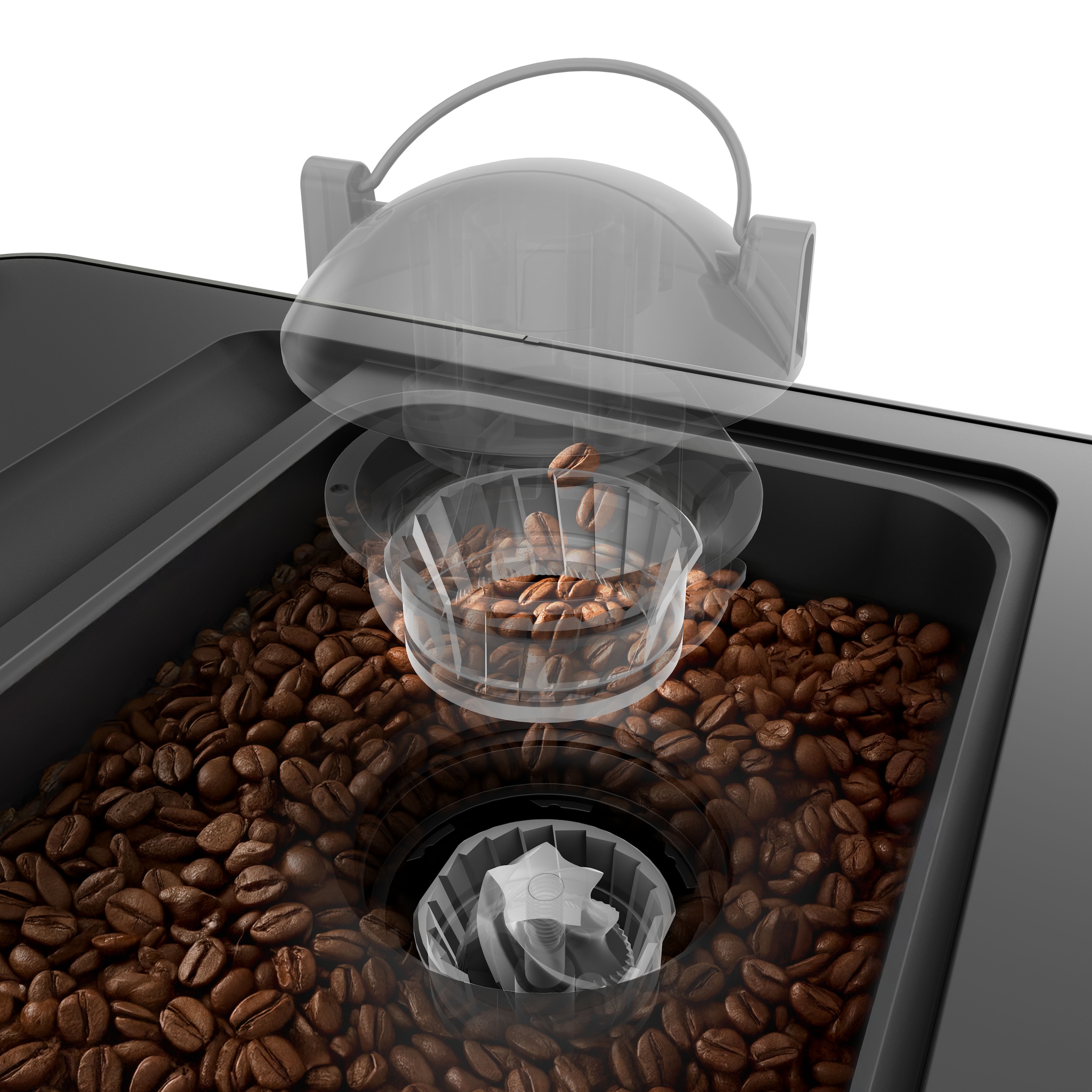 Grundig Siebträgermaschine »KSM 7530« Kaffeevollautomat mit 15 Bar, Touch & GrindPro™ Mahlwerk