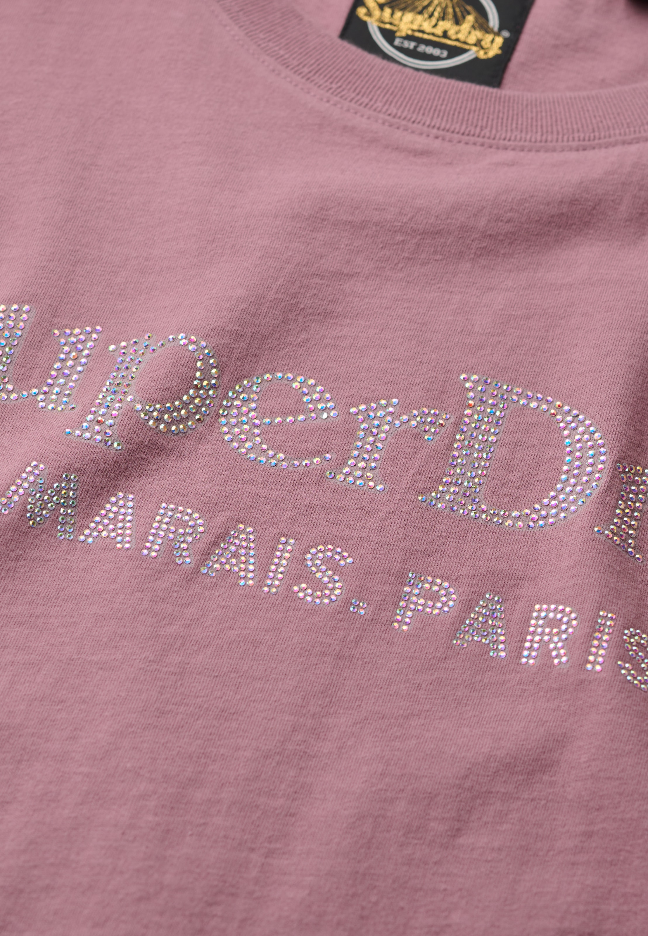 Superdry Kurzarmshirt »VENUE METALLIC RELAXED TEE«