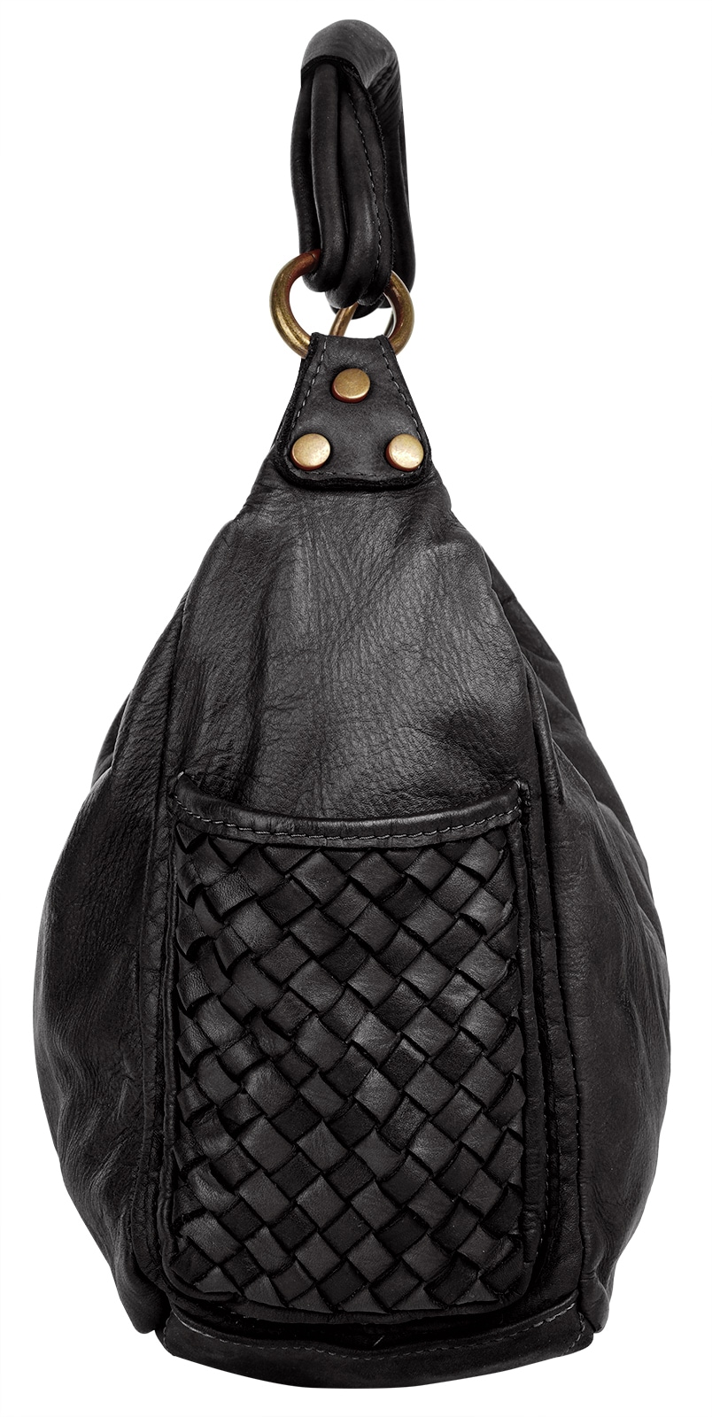 Samantha Look Henkeltasche, echt Leder, Made in Italy