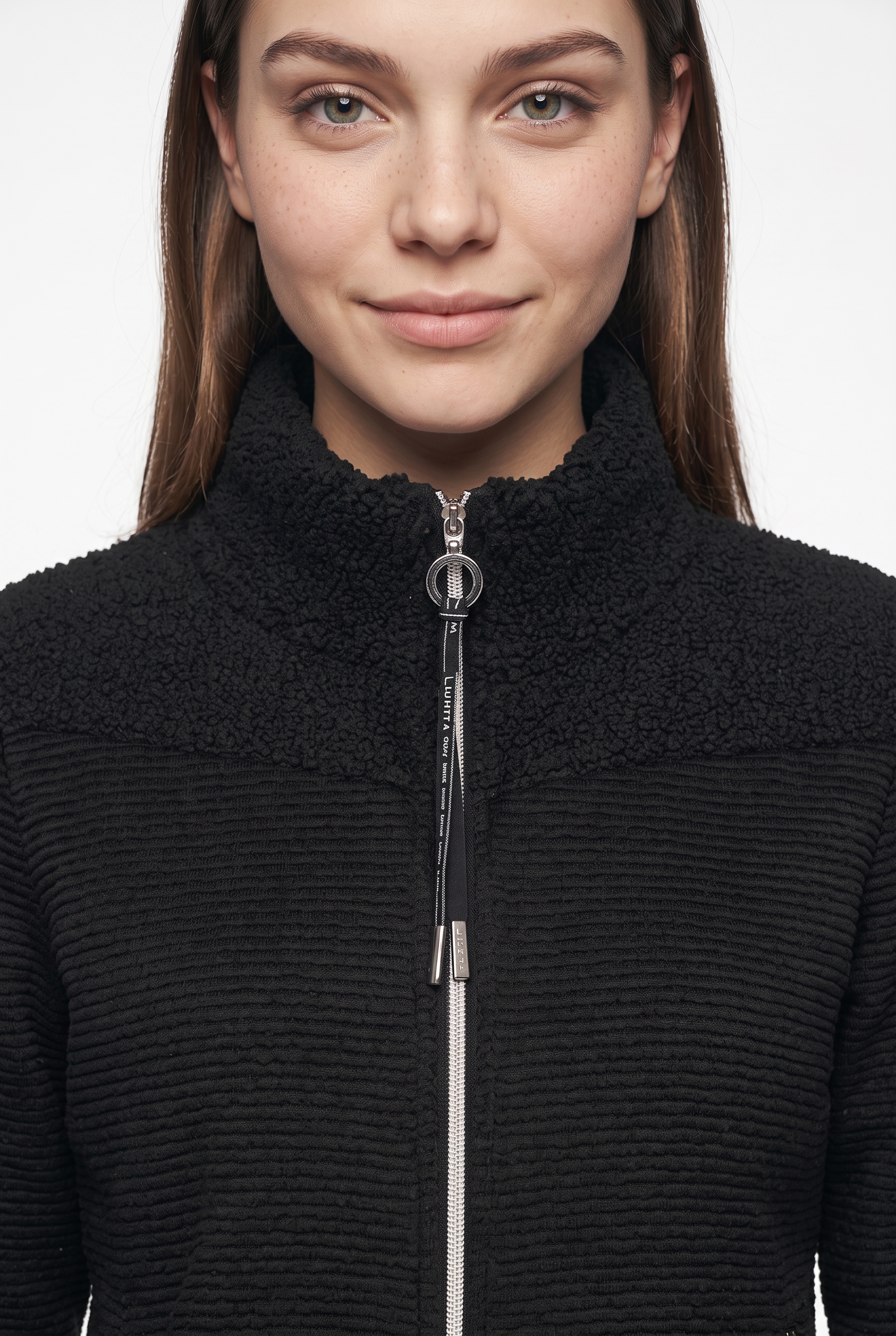 Luhta Strickfleecejacke »D STRICKFLEECEJACKE JACKARBY« aus Polyester, auch in großen Größen