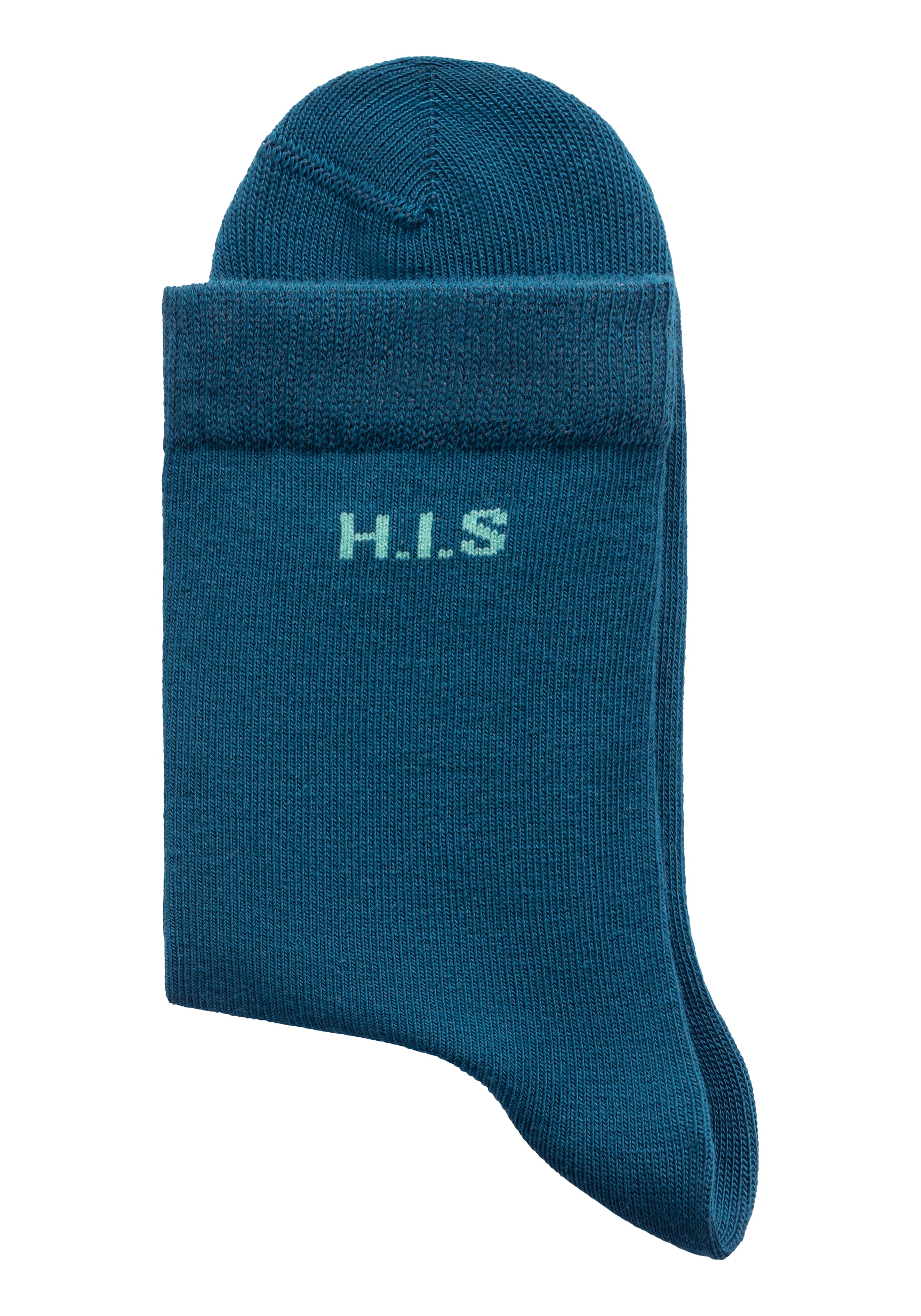 H.I.S Socken, (Packung, 16 Paar), mit eingestricktem Markenlogo