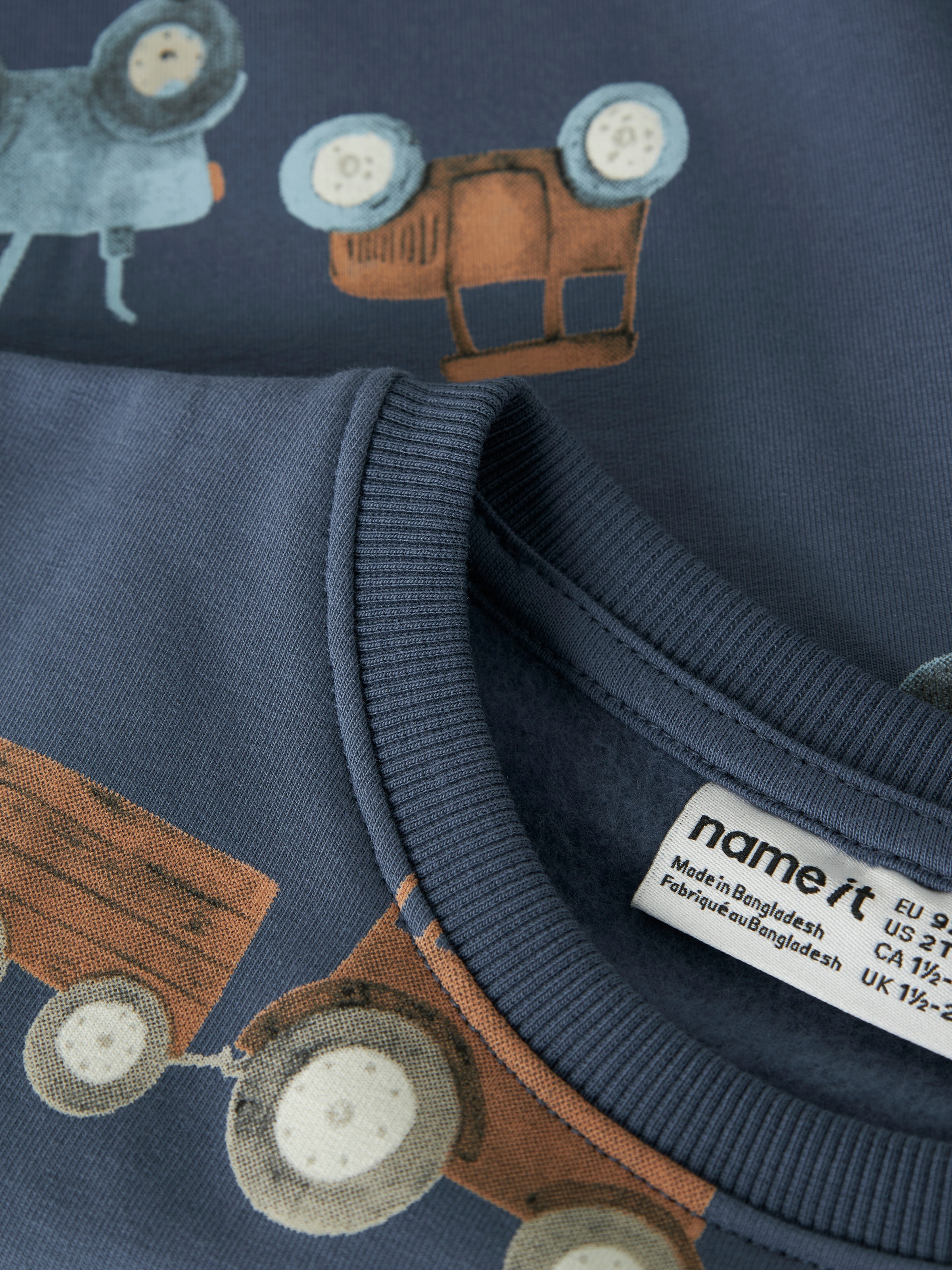 Name It Sweatshirt »NMMFOTRACTOR LS NREG SWEAT BRU«
