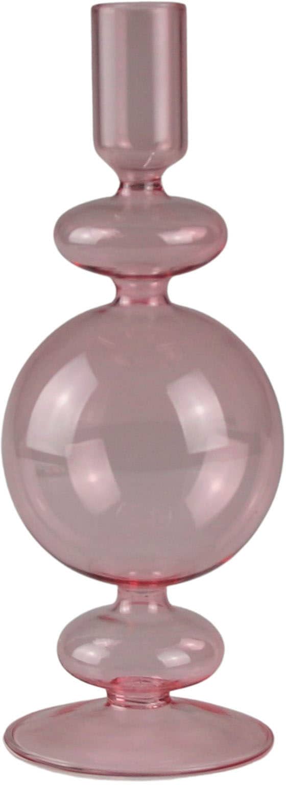 AM Design Kerzenständer St.), mit bestellen »Kerzenhalter Glas, auf Stabkerzenhalter kunstvollen Dekoobjekt Rechnung aus (1 Ausbuchtungen«