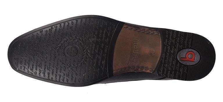 bugatti Schnürschuh  mit eleganter, feiner Prägung, Freizeitschuh, Halbschuh, Schnürschuh