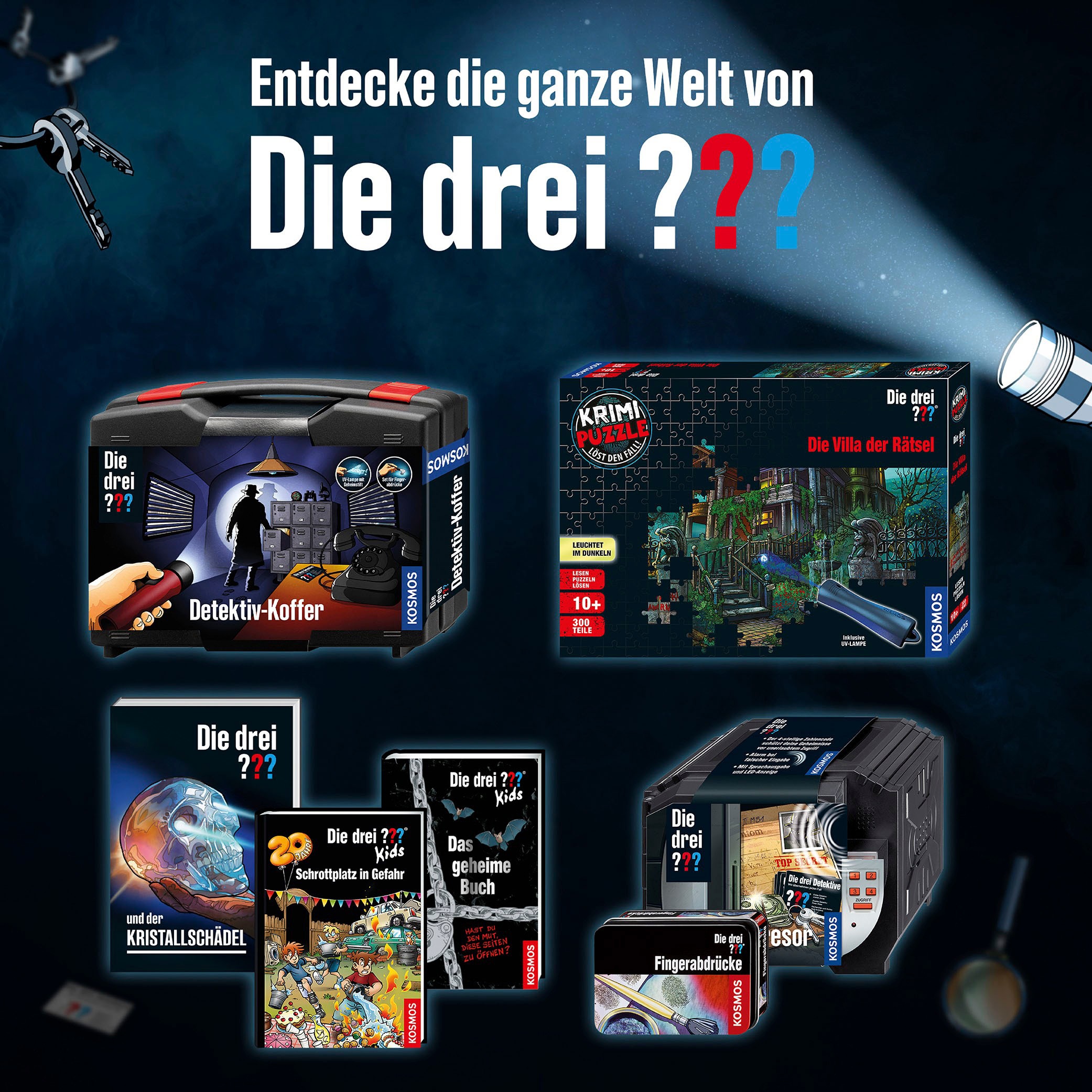 Kosmos Experimentierkasten »Die drei ??? Peilsender«