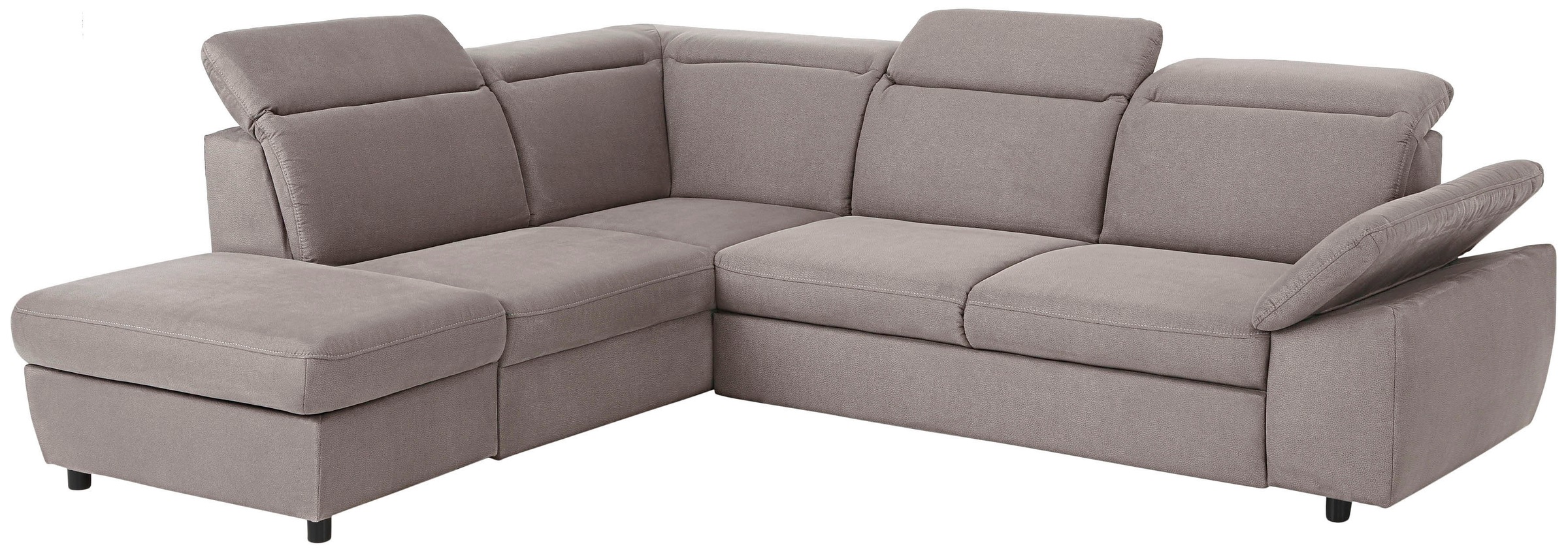 Home affaire Ecksofa »Mauritius L-Form«, mit Ottomane, mit Kopfteil- und Armlehnverstellung