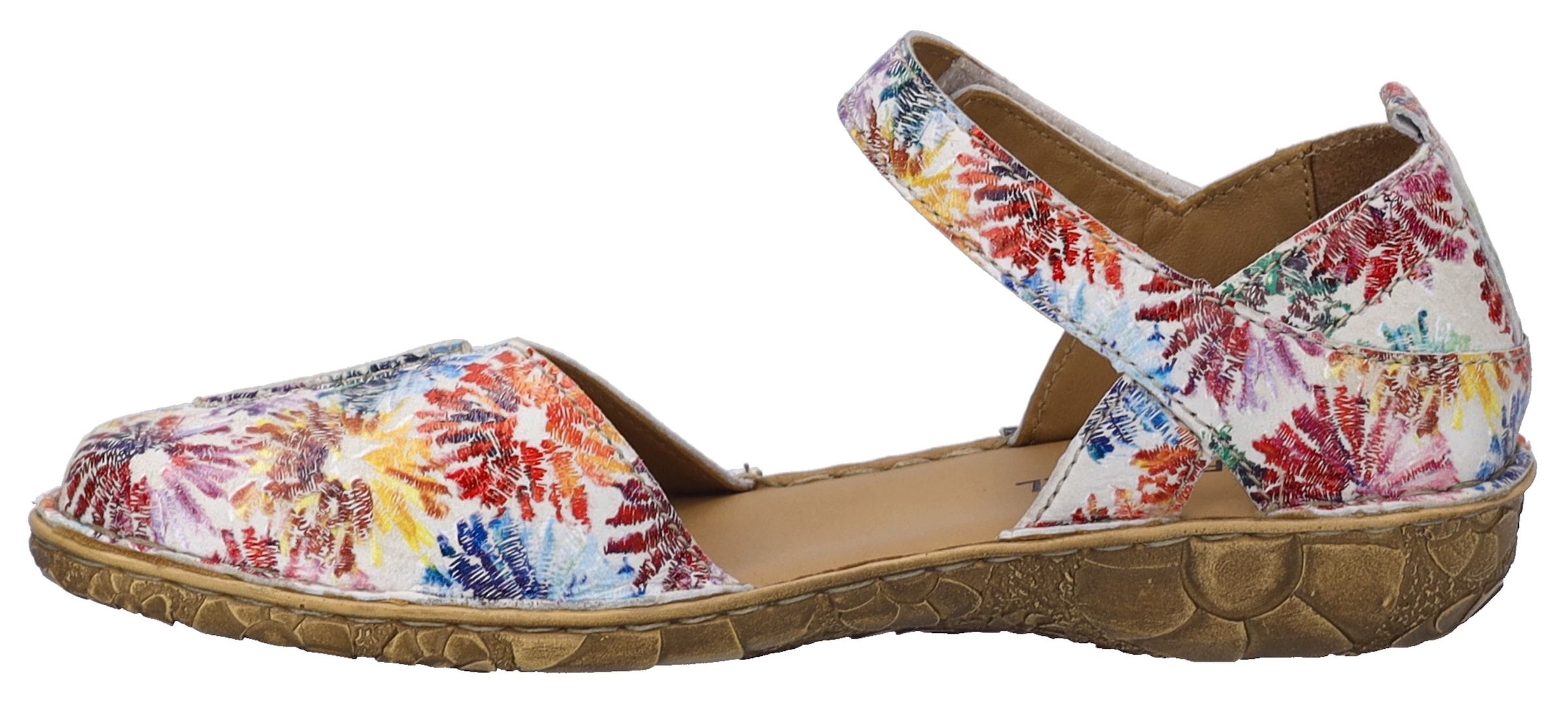Josef Seibel Riemchenballerina »ROSALIE 42«, Sandale, Spangenschuh, Komfortschuh mit Klettverschluss