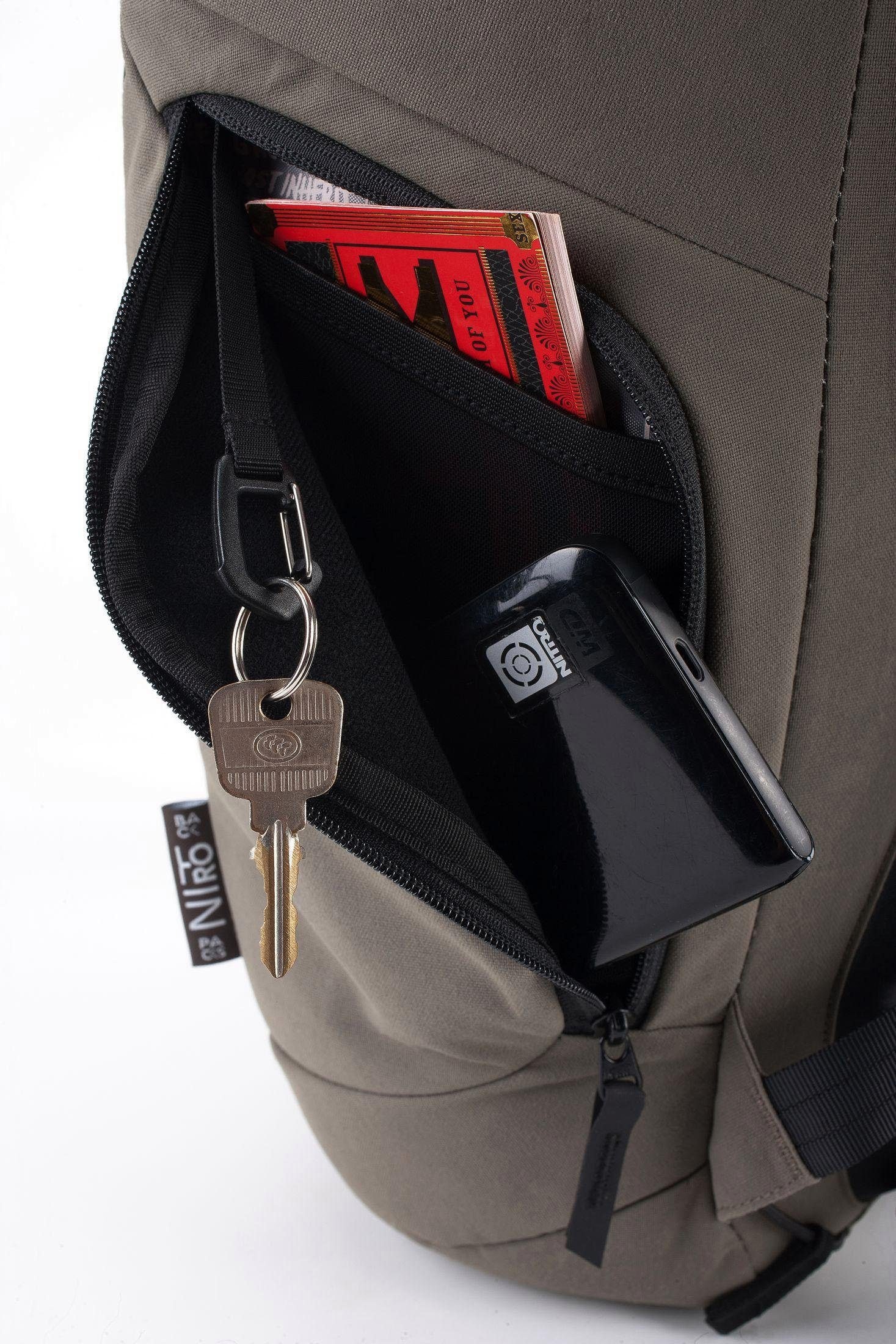 NITRO Freizeitrucksack »Nikuro«, Rucksack für Freizeit, Arbeit, Reise und Schule, City und Streetpack