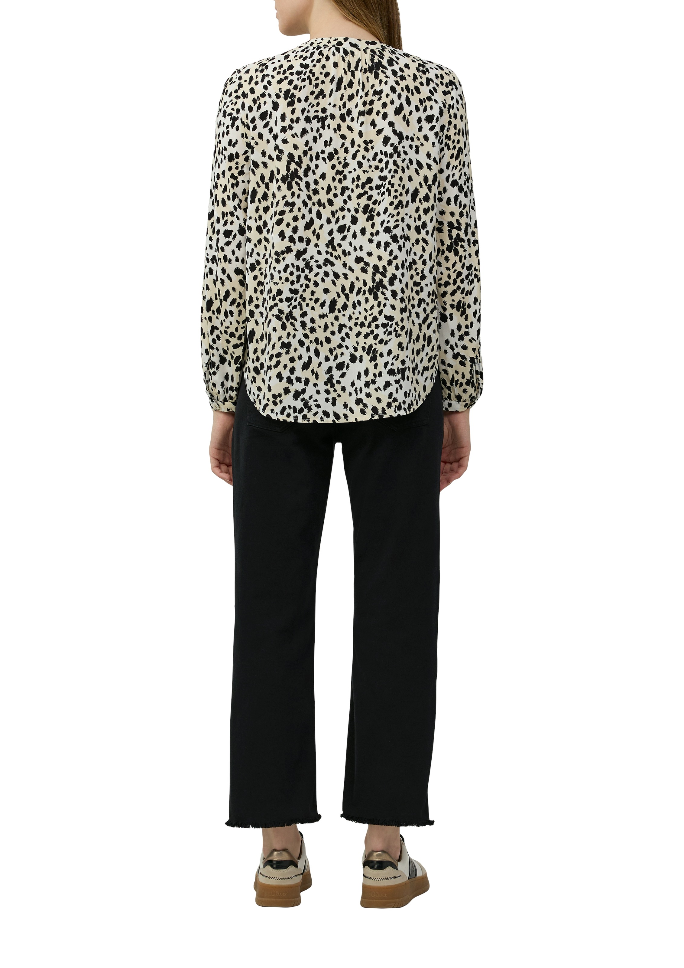 s.Oliver Klassische Bluse, mit All-Over Print