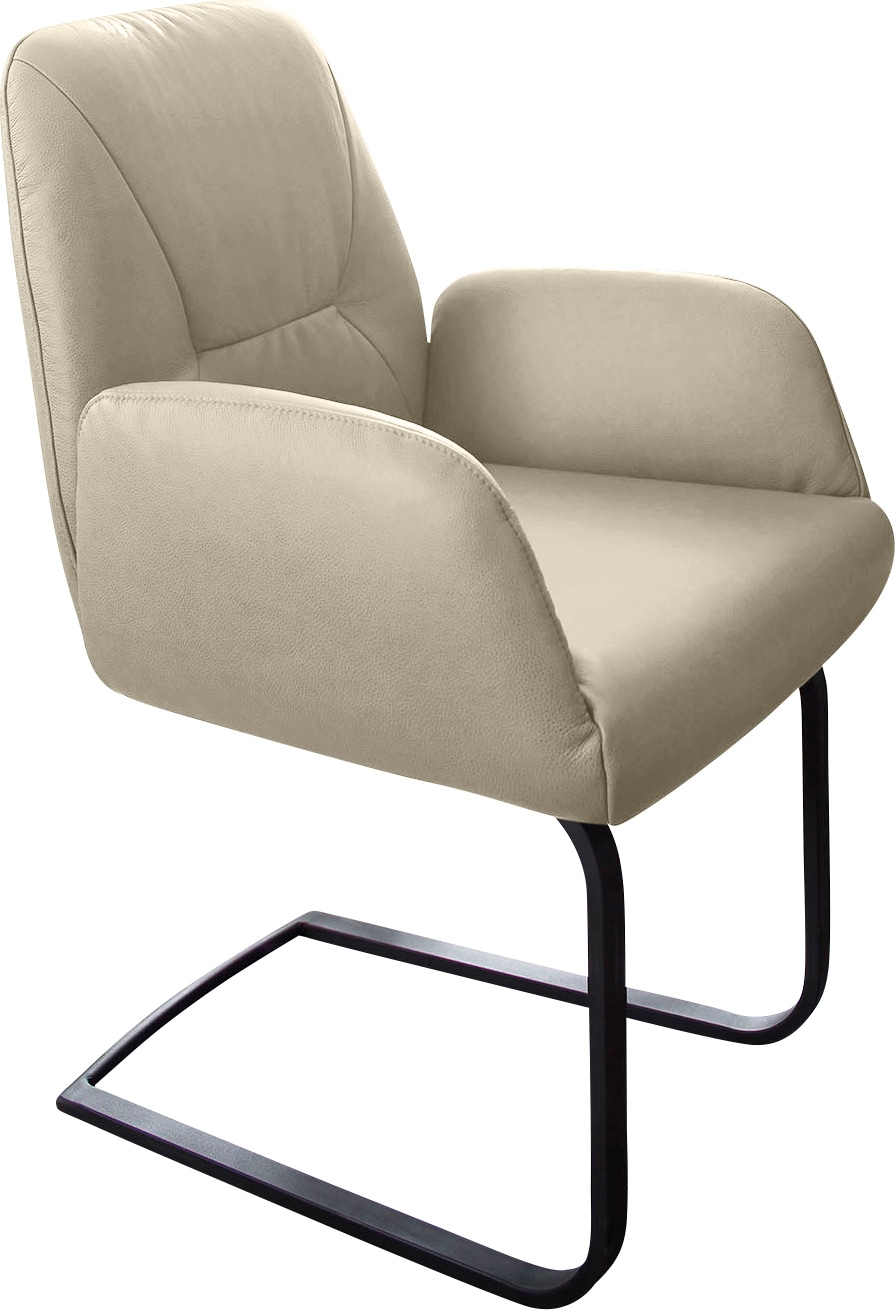 W.SCHILLIG Freischwinger »ole« (Set) 2 Stk.2er- oder 4er-Set, Gestell in Schwarz pulverbeschichtet