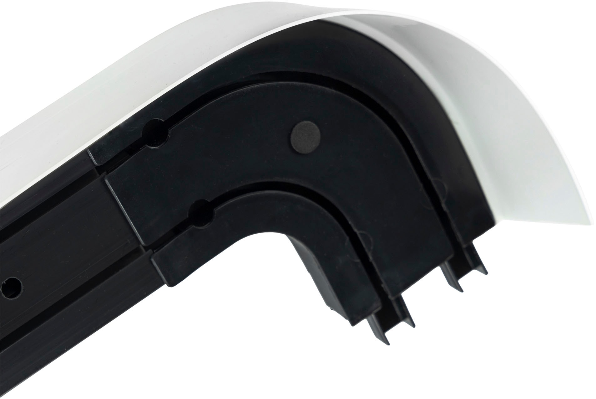 SN DECO GROUP Vorhangschiene »SH2« 2 läufig-läufig Fixmaß Set 2-läufig, inkl. Rundbögen, Blende 7,5 cm, vorgebohrt, Innenlauf