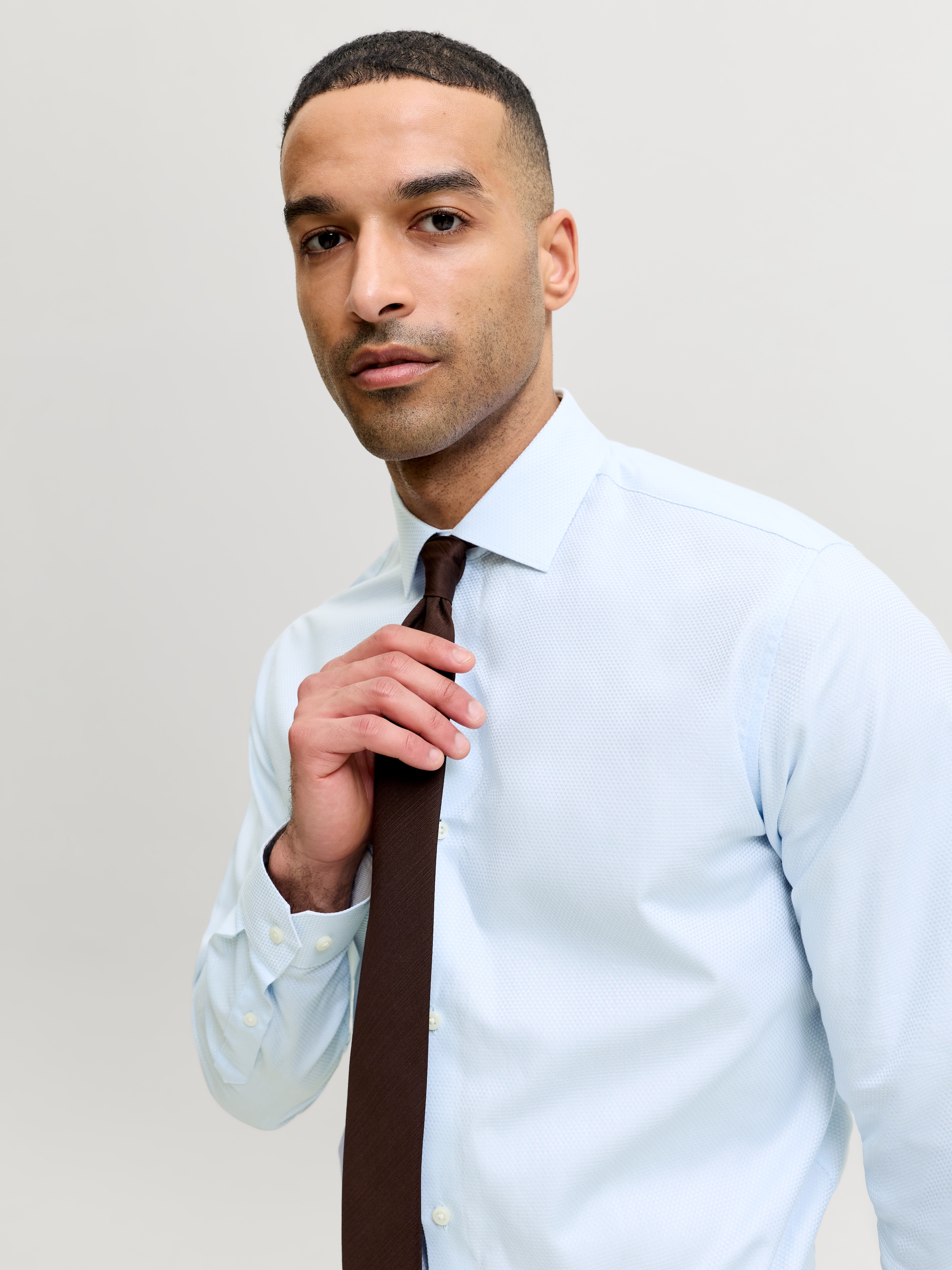 Jack & Jones Langarmhemd »JPRBLAPARKER DETAIL L/S SHIRT SN« Baumwolle, slim fit