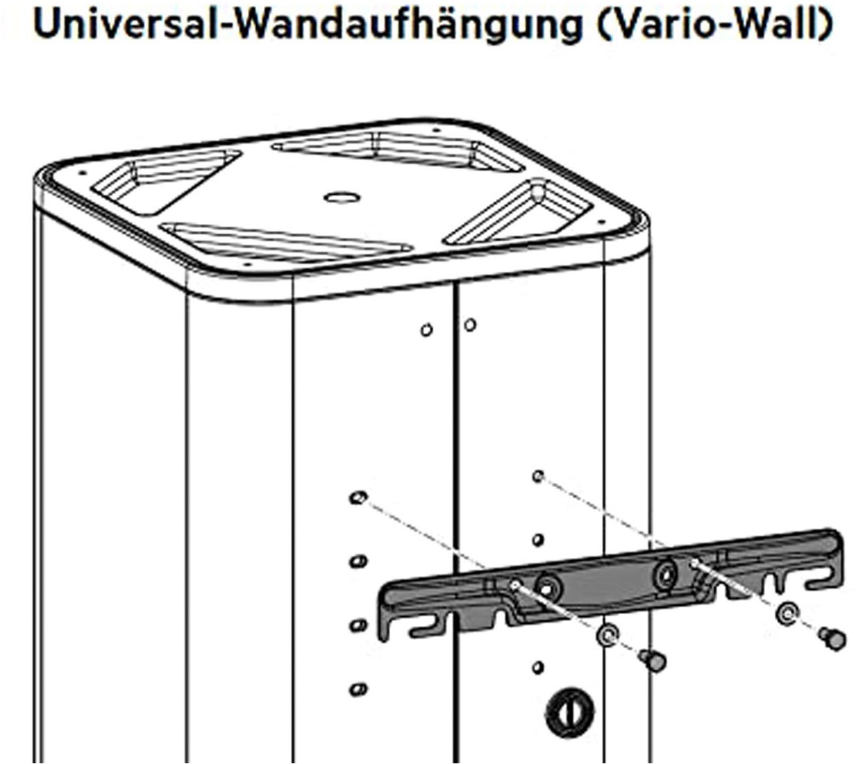 AEG Haustechnik Wandspeicher »DEM 80 Basis, Wandspeicher 80 Liter«, stufenlose Temperaturwahl, Schnellaufheiztaste, VDE geprüft