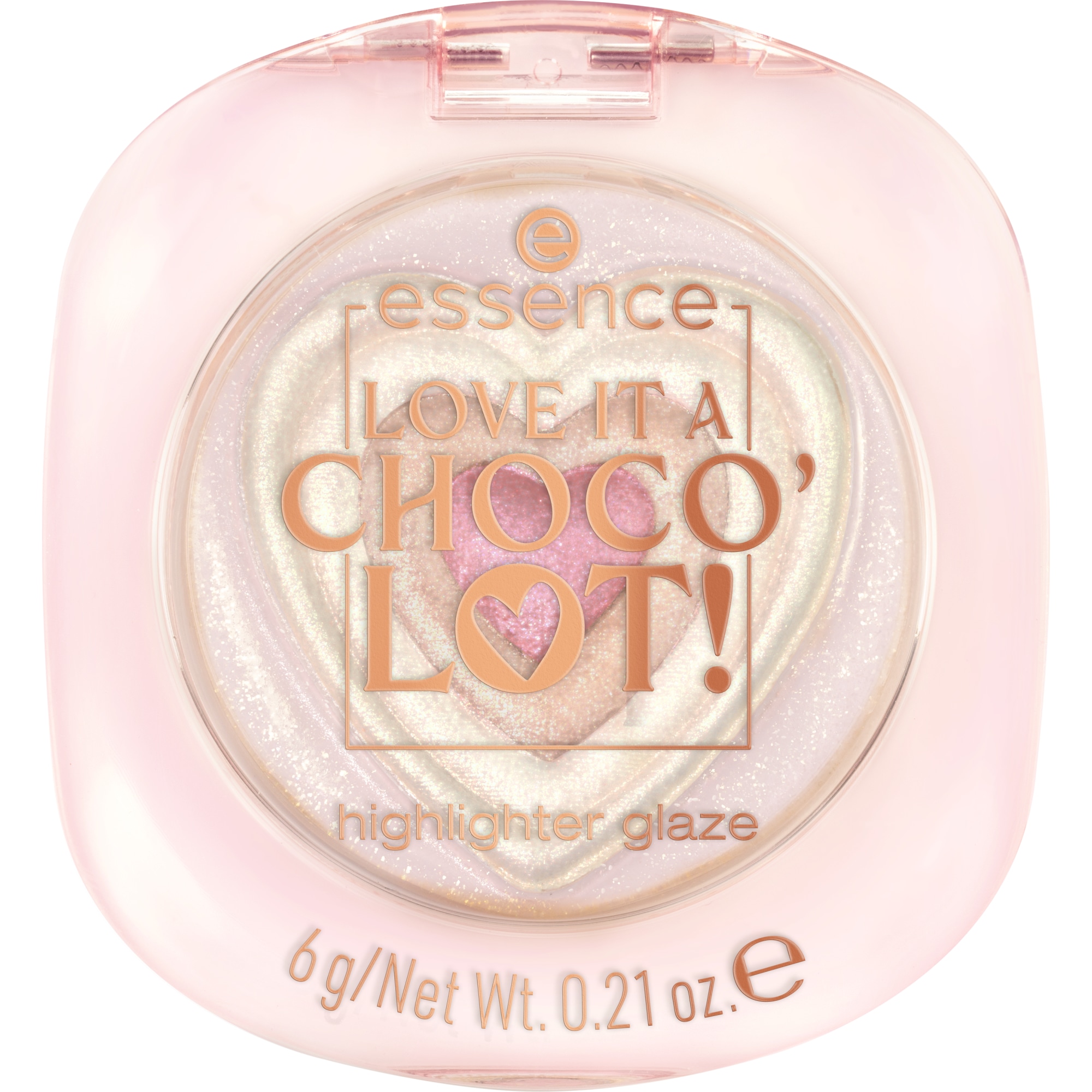 Essence Highlighter »LOVE IT A CHOCO' LOT! highlighter glaze«, (Set, 3 tlg.), mit glänzender Textur