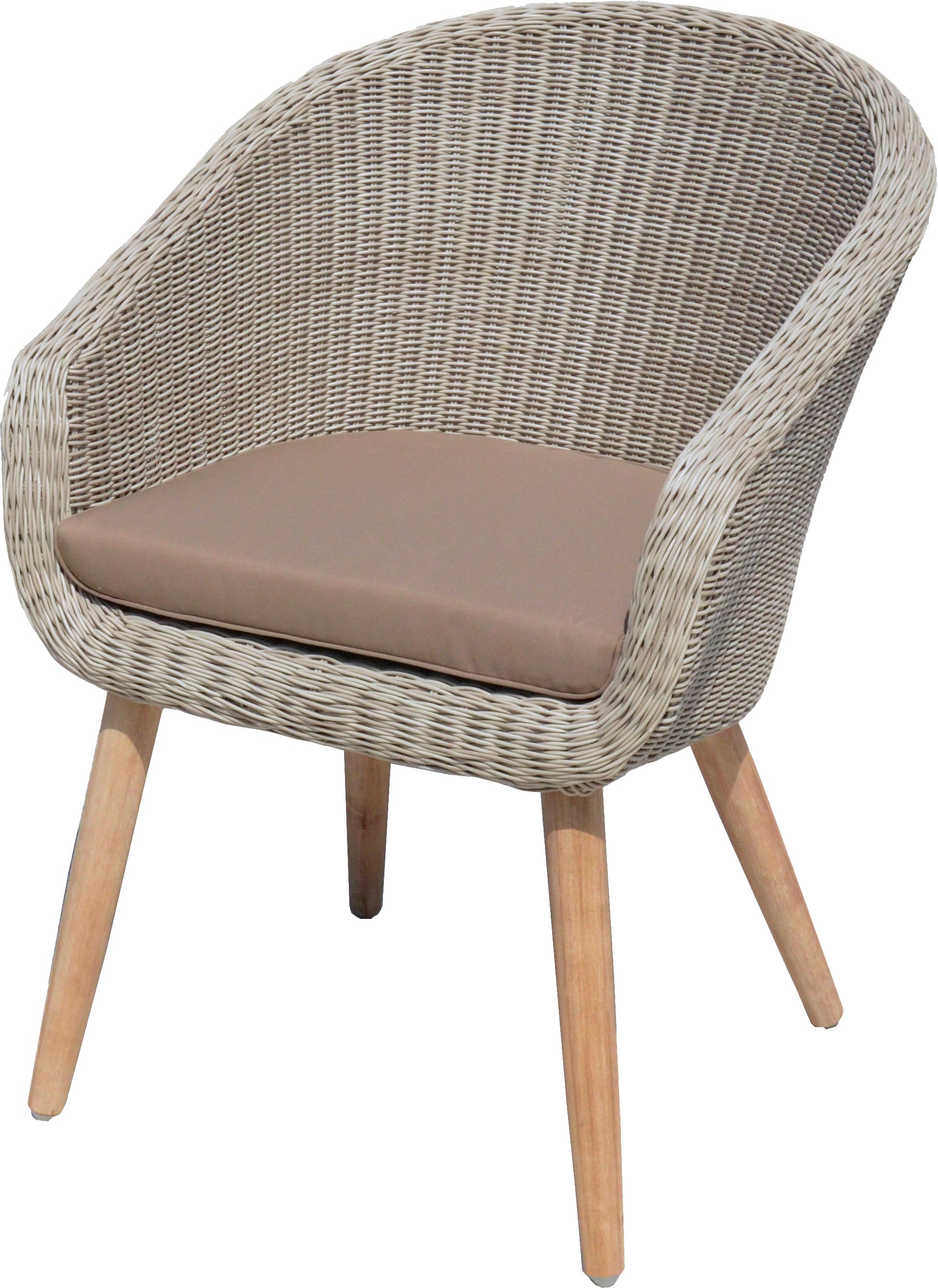 Garden Pleasure Garten-Essgruppe », Tischgruppe »OAKLAND/ARVARDA Set 01«« Set,  4 Sessel, Tisch LxB: 200x100 cm, inkl Auflagen