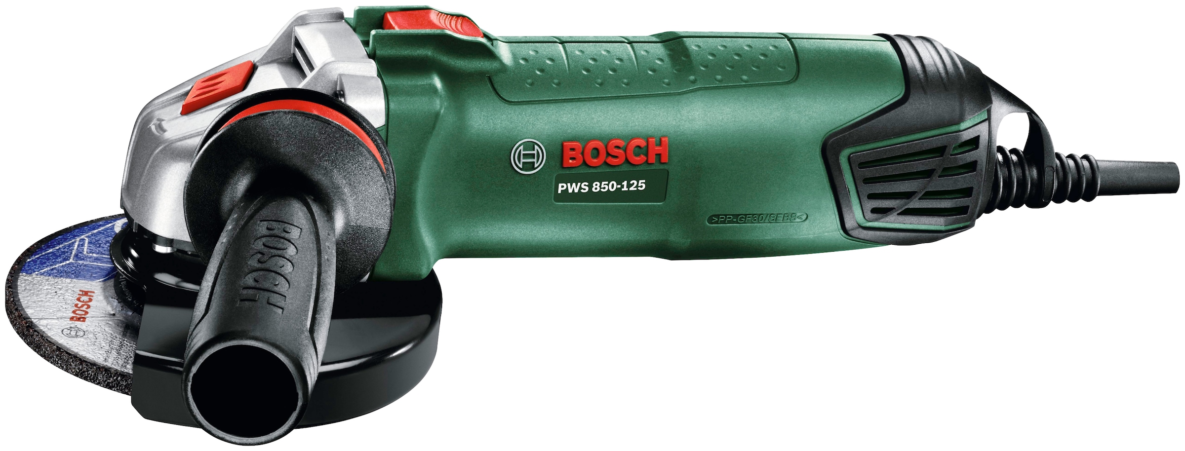 Bosch Home & Garden Winkelschleifer »PWS 850-125«, mit Diamanttrennscheibe