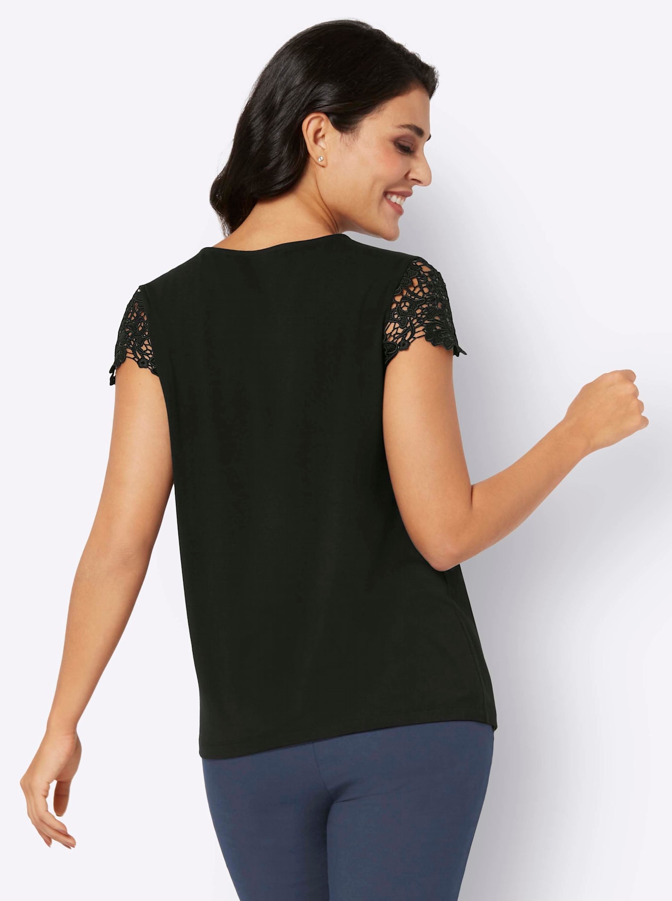 creation L Kurzarmshirt »Shirt«, (1 tlg.)