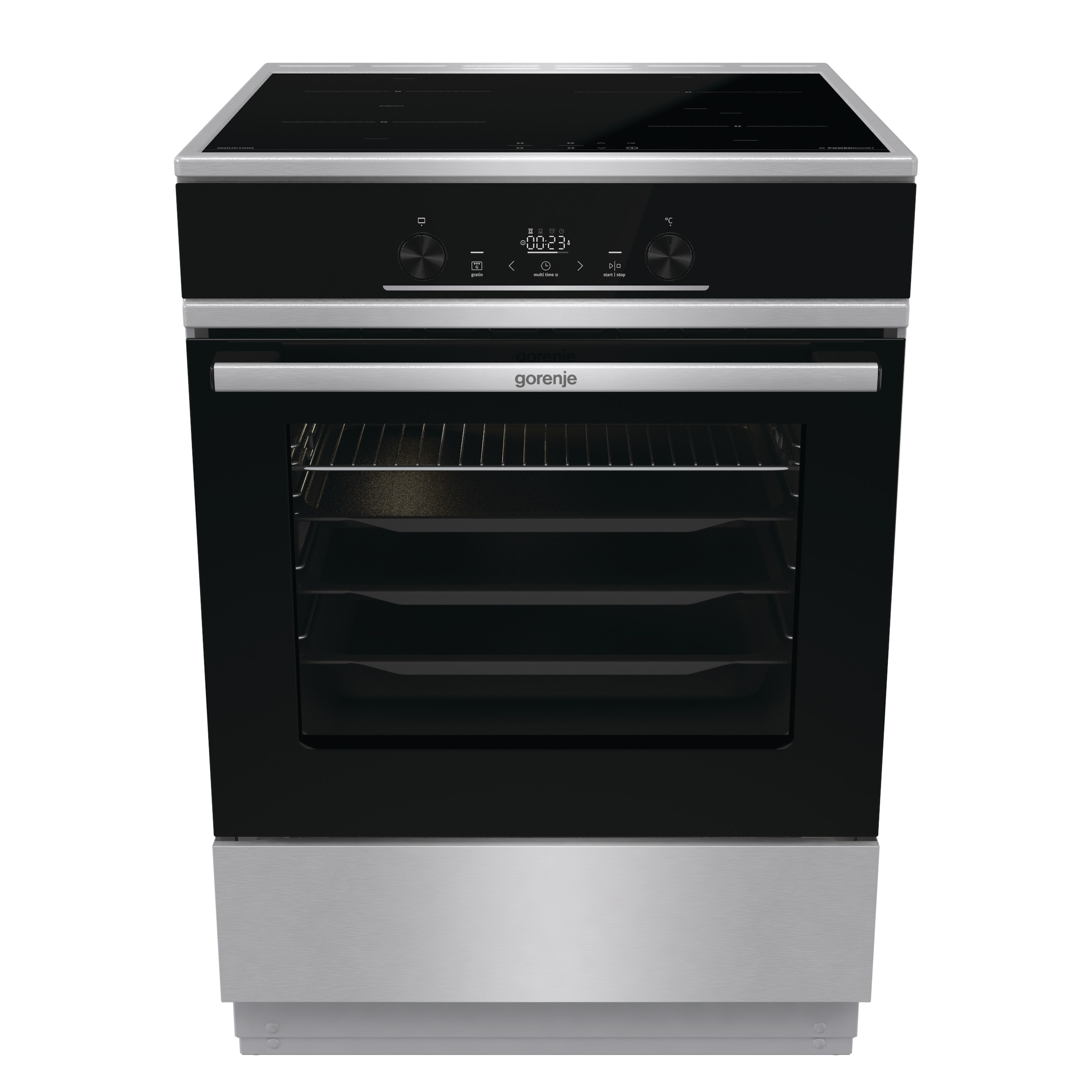 GORENJE Induktions-Standherd »GEIT6E81XPG«, Pyrolyse-Selbstreinigung, (1 St.)