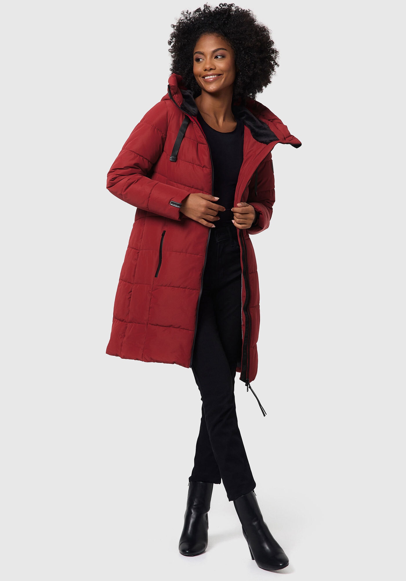 Marikoo Winterjacke »Marikoo Natsukoo Damen Winter Steppjacke lang B978«