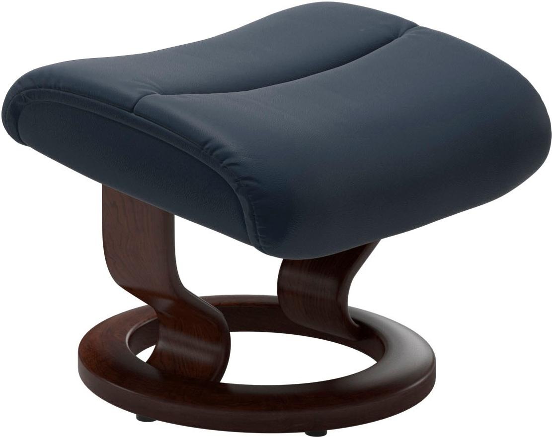 Stressless® Relaxsessel »View«, (Set, Relaxsessel mit Hocker), mit Classic Base, Größe M,Gestell Braun