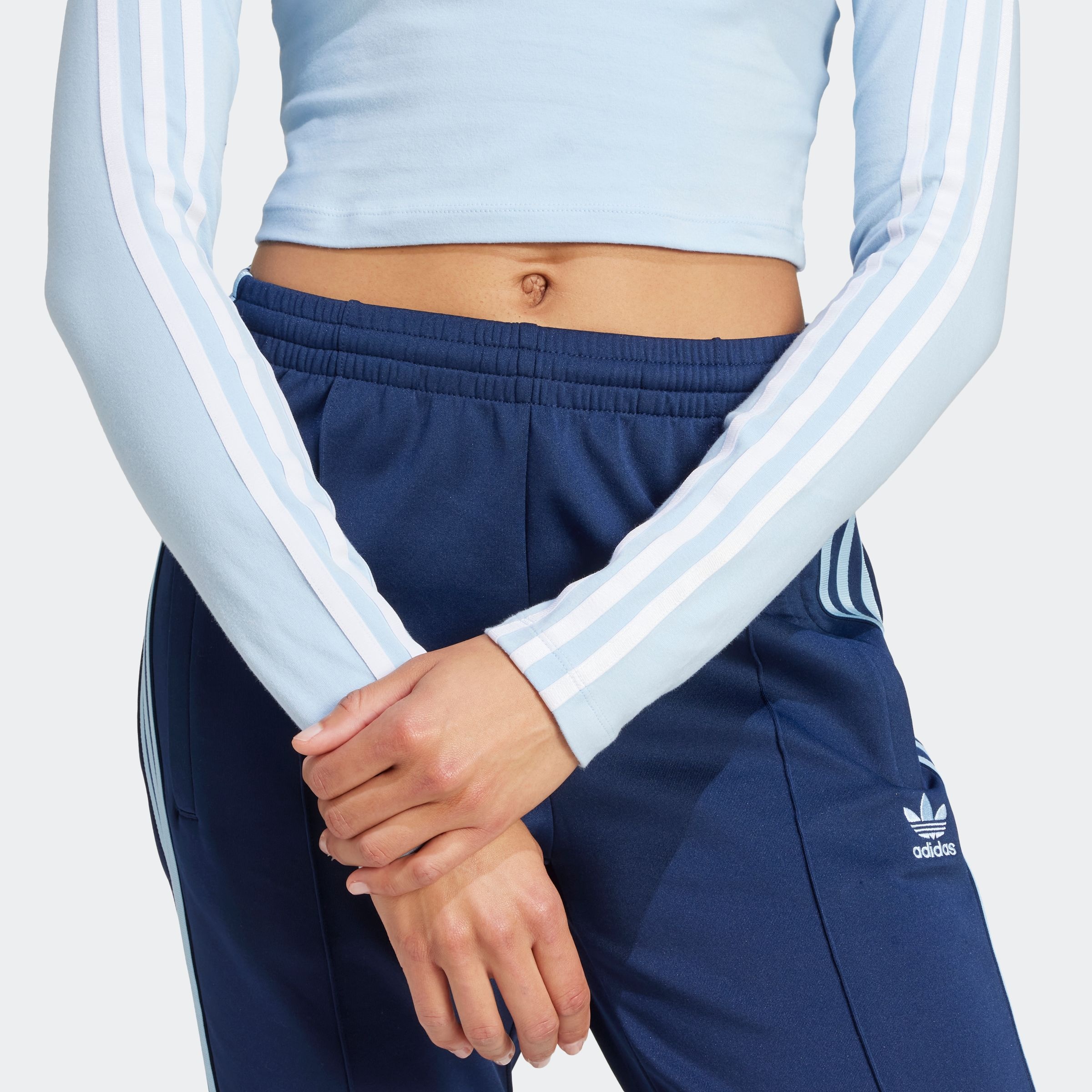 adidas Originals Langarmshirt »3S LS CROP«
