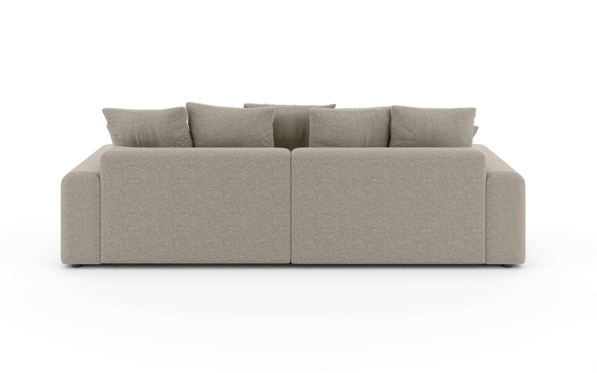 Home affaire Ecksofa »LAKESIDE klein mit Bettfunktion und Bettkasten, B/T/H 235/142/84 cm«, L-Form, Recamiere beidseitig montierbar, mit Wellenunterfederung