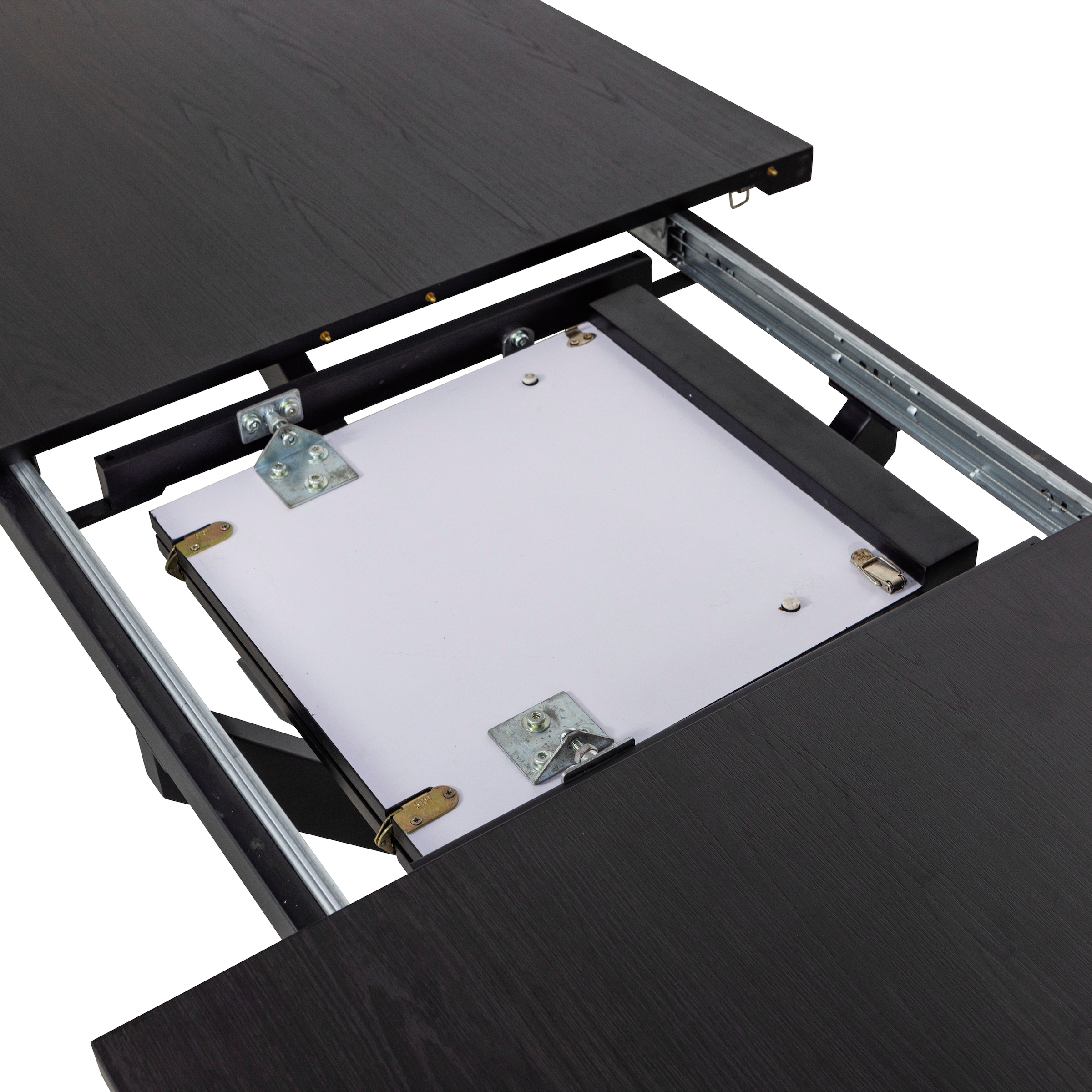 WOOOD Esstisch »Arros MDF Lackiert Ausziehbar, B 220 x T 90 x H 75 cm« Ovale Form, Tragkraft Mittelteil 100 kg, sichtbare Maserung