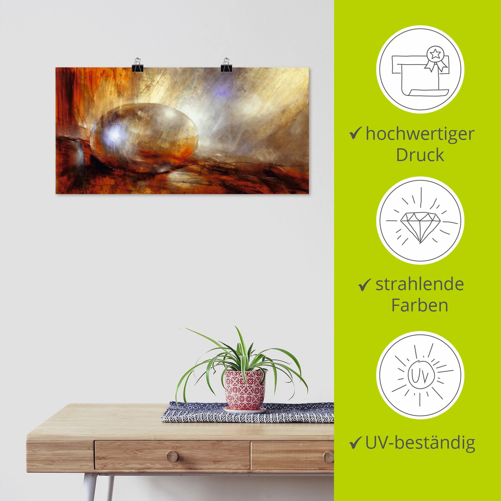 Artland Wandbild »Brainstorming« Muster 1 Stk. tlg. als Leinwandbild, Poster in verschied. Größen