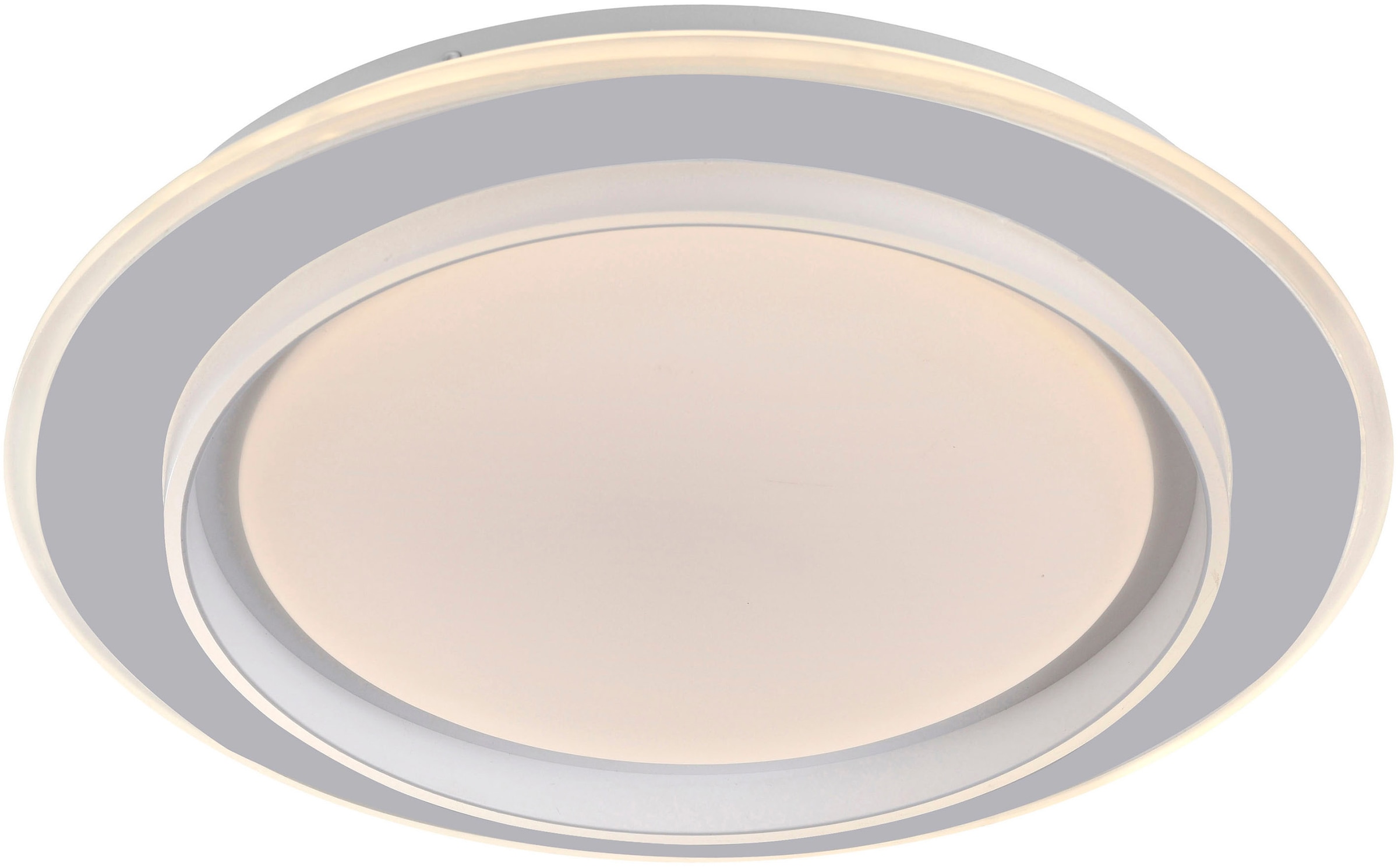 JUST LIGHT LED Deckenleuchte »LAGO« LED-Board 1 Stk. warmweiß - kaltweiß CCT-Farbtemperatursteuerung, Infrarot-FB, Stufenlos dimmbar, Memory