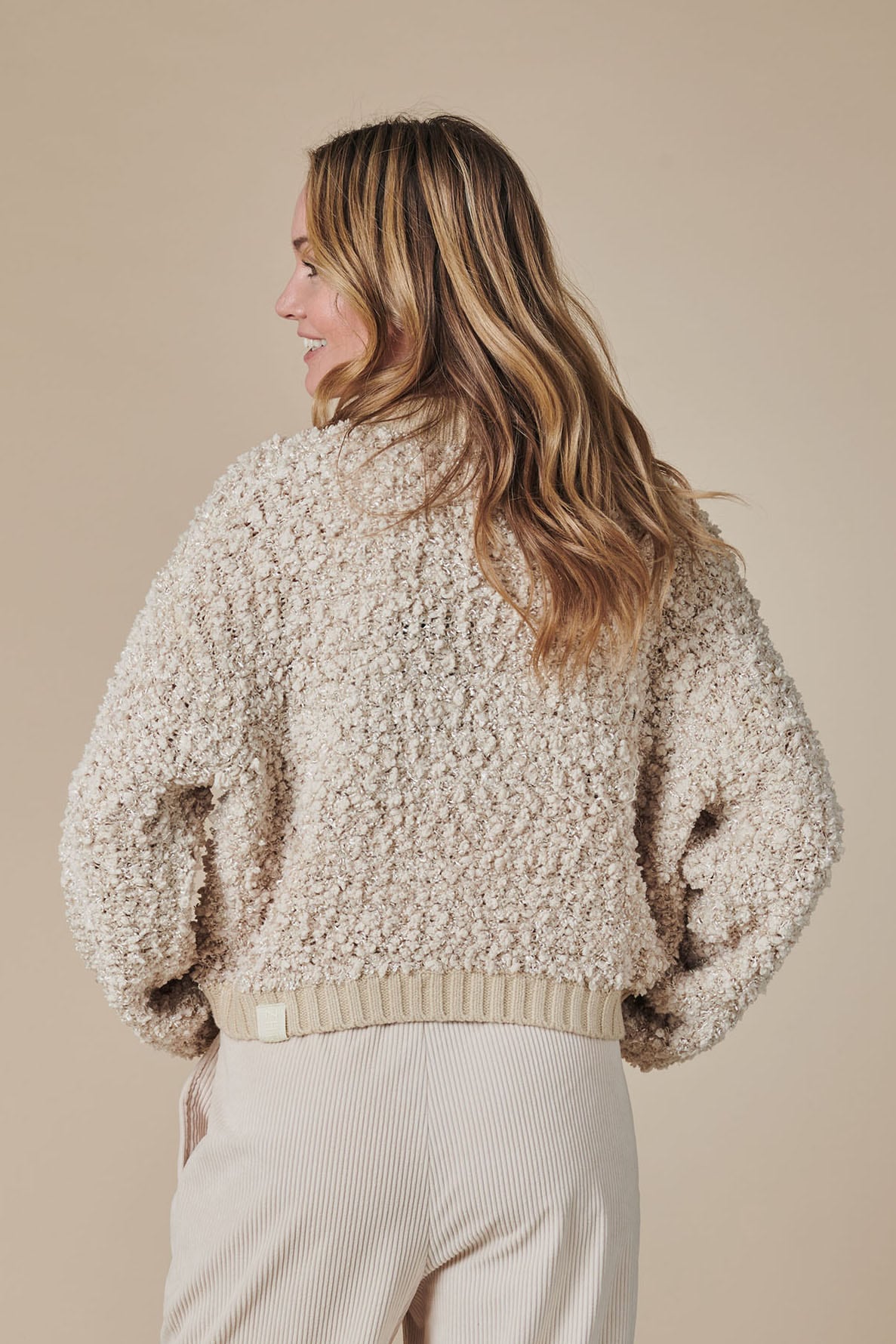 Zhrill Strickpullover »GLORIA«, mit Bouclé-Struktur