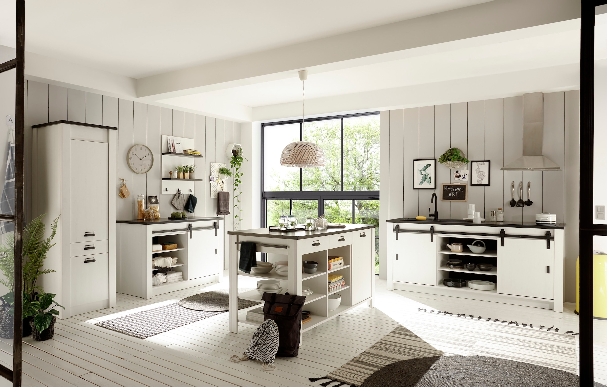 Home affaire Küche »Sherwood«, Breite 400 cm, ohne E-Geräte