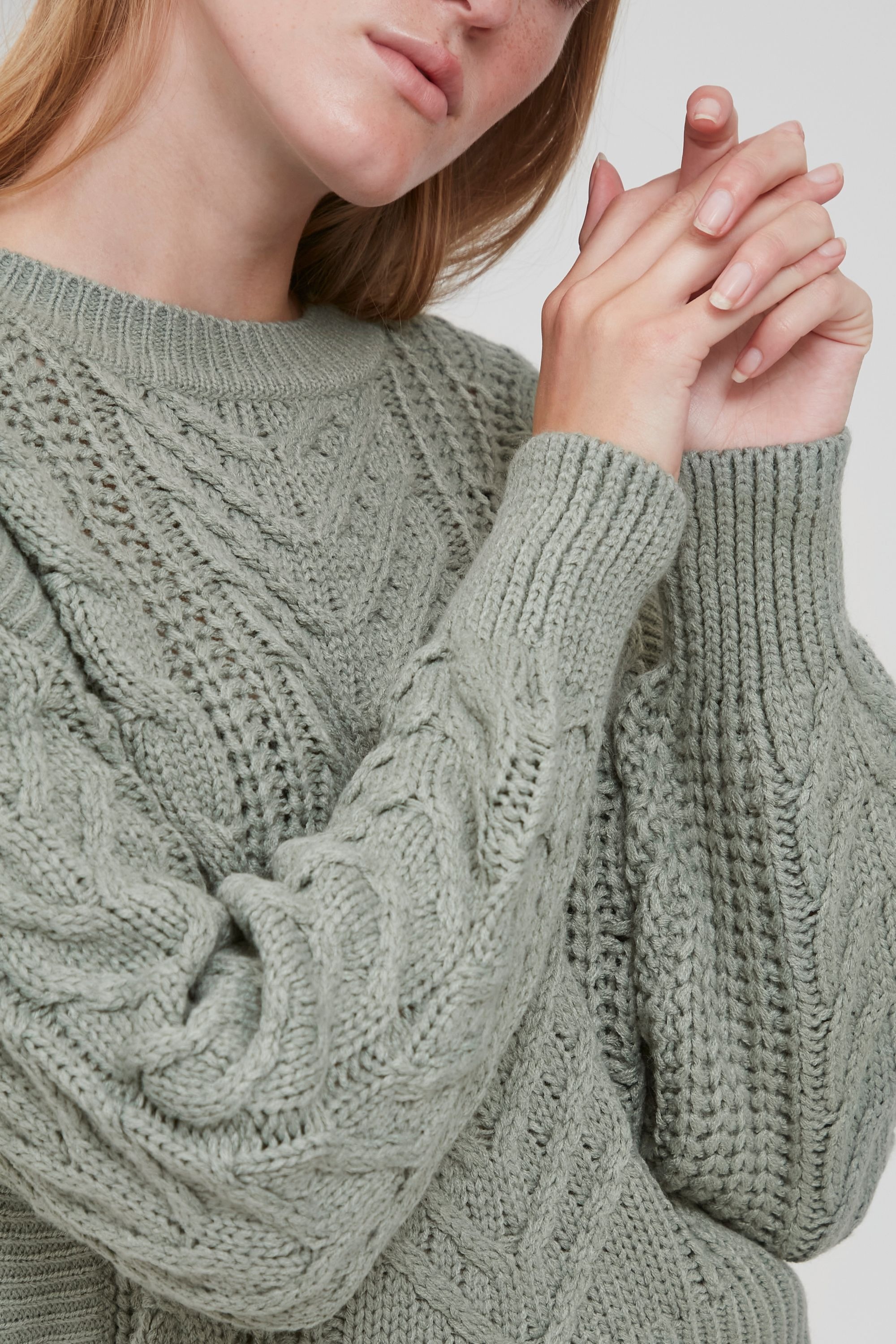 b.young Strickfleece-Pullover »Strickpullover BYOtinka«