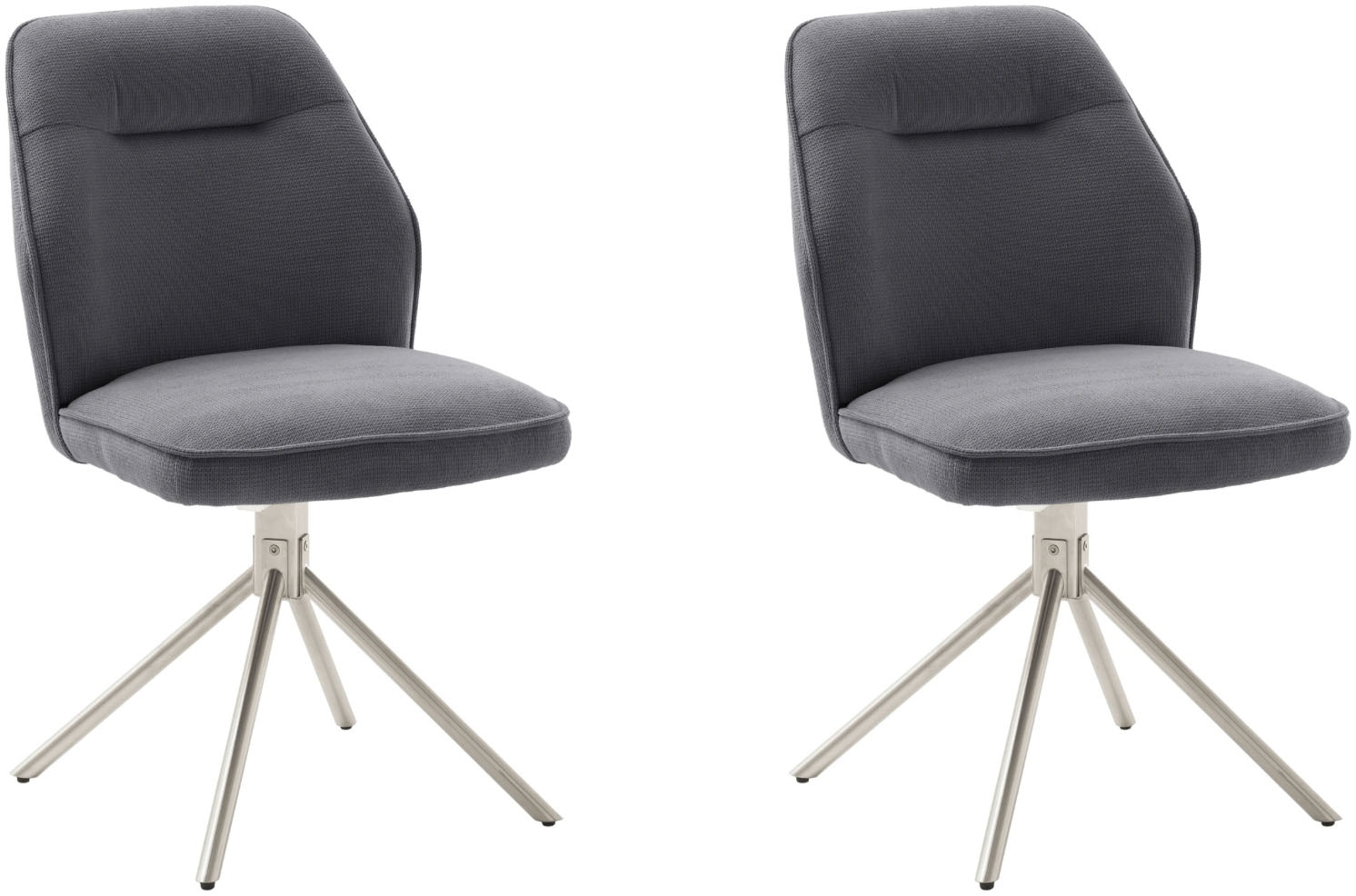 MCA furniture 4-Fußstuhl (Set) 2 Stk.180° drehbar