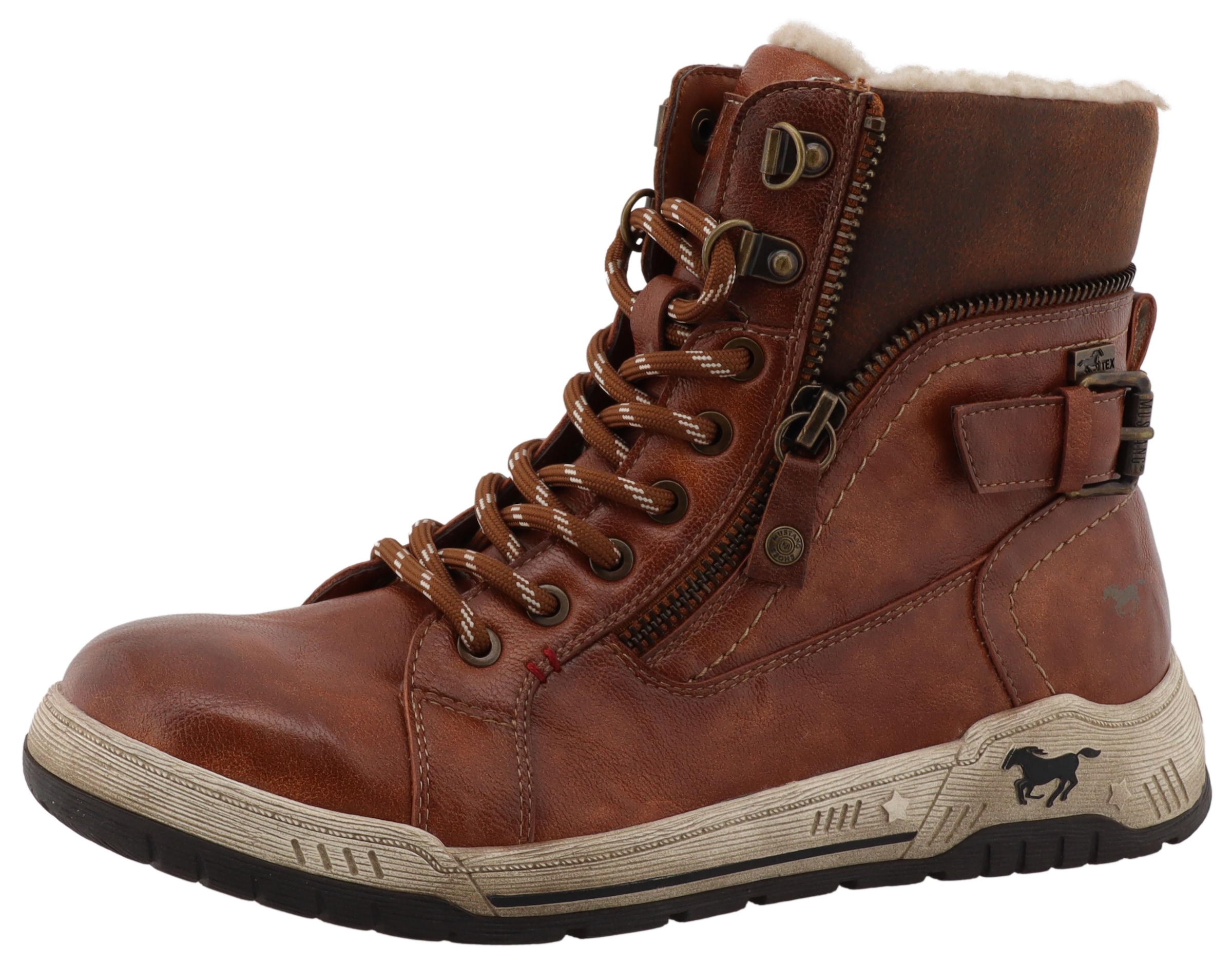 Mustang Shoes Winterboots »Ihana«  High Top Sneaker, Winterboots mit Warmfutter und TEX