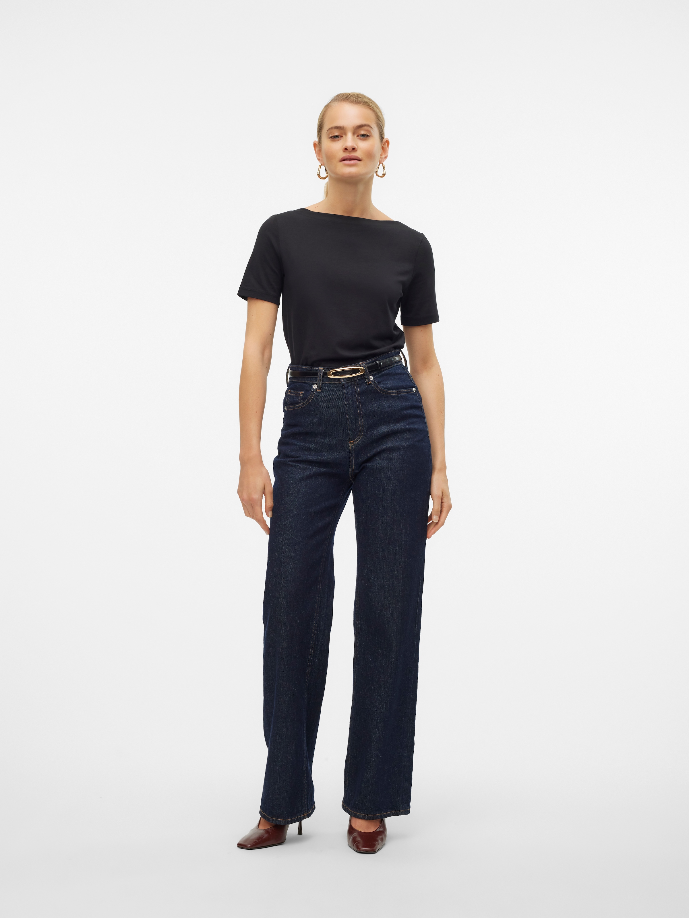 Vero Moda Kurzarmshirt »VMPANDA MODAL S/S TOP NOOS«
