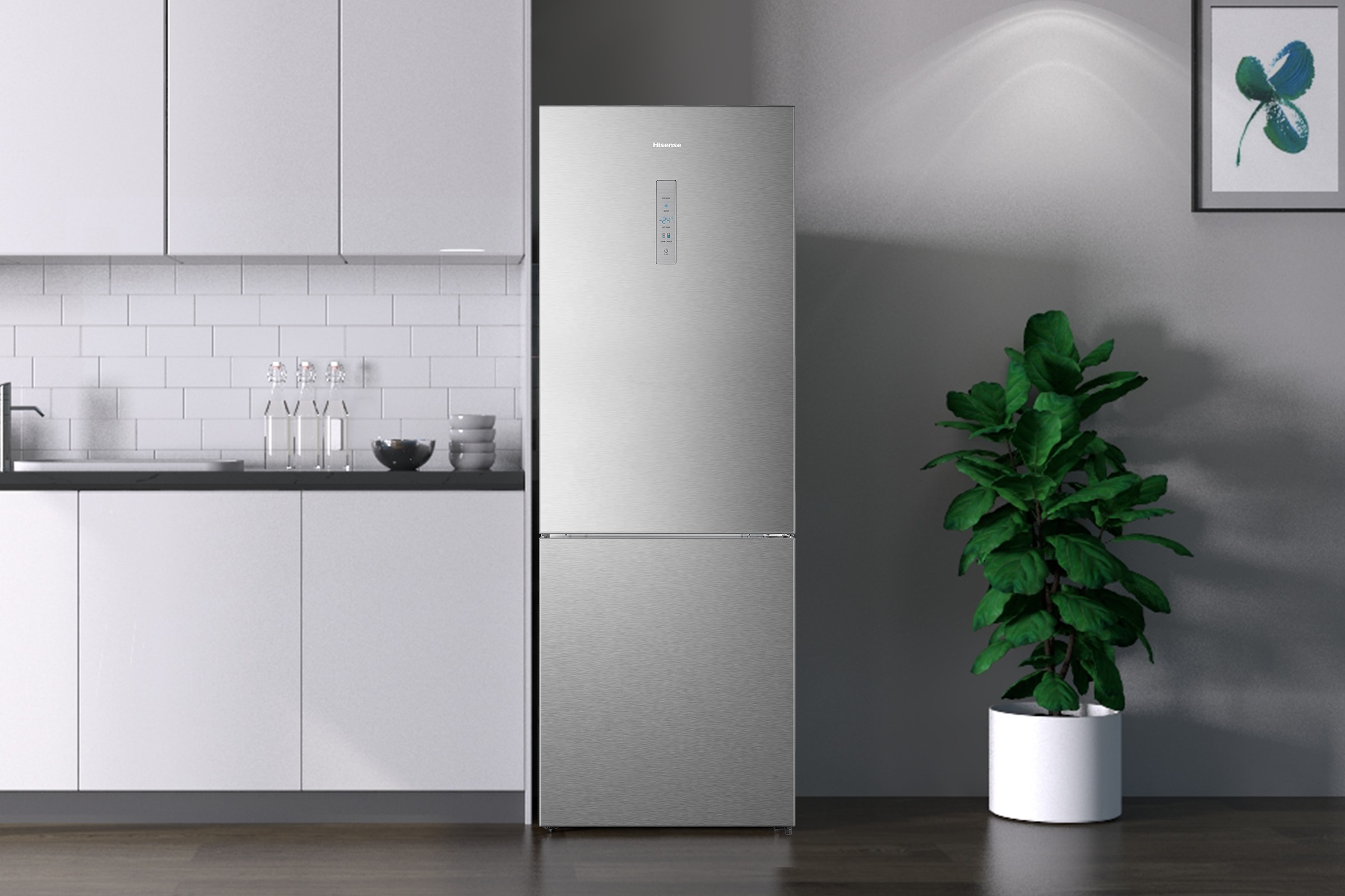 Hisense Kühl-/Gefrierkombination »RB645N4BIB« 201,3 cm hoch 70,4 cm breit 70cm breit