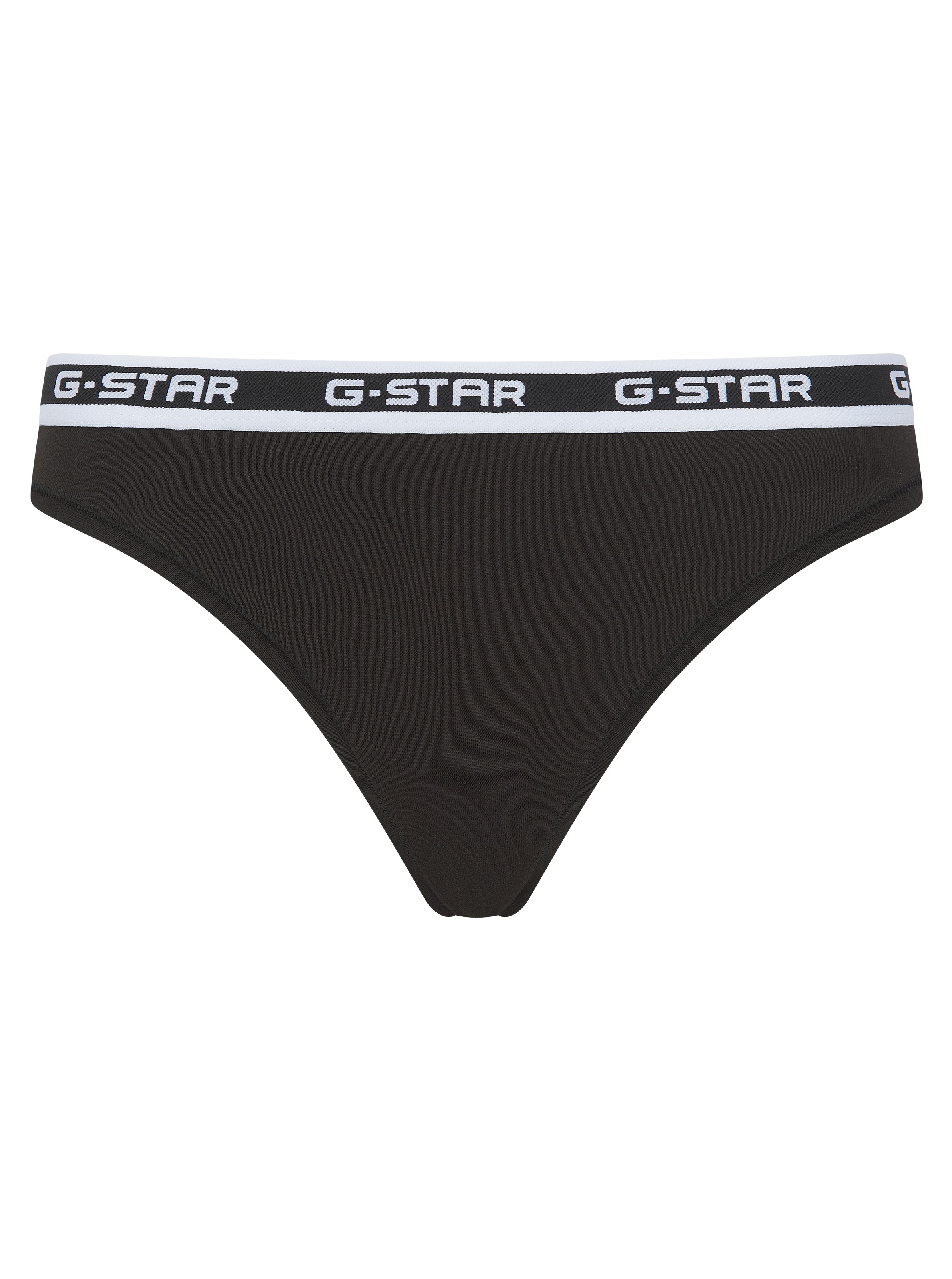 G-STAR Tanga »OBSIDIAN, 2 PACK THONGS« Packung, 2 Stk. mit Logobund