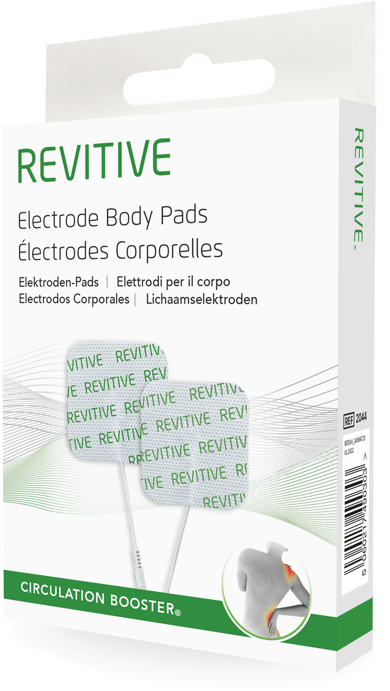 REVITIVE Elektrodenpads »Revitive Elektroden-Pads«, Enthält zwei Paar kleine Revitive Elektroden-Pads für den Körper