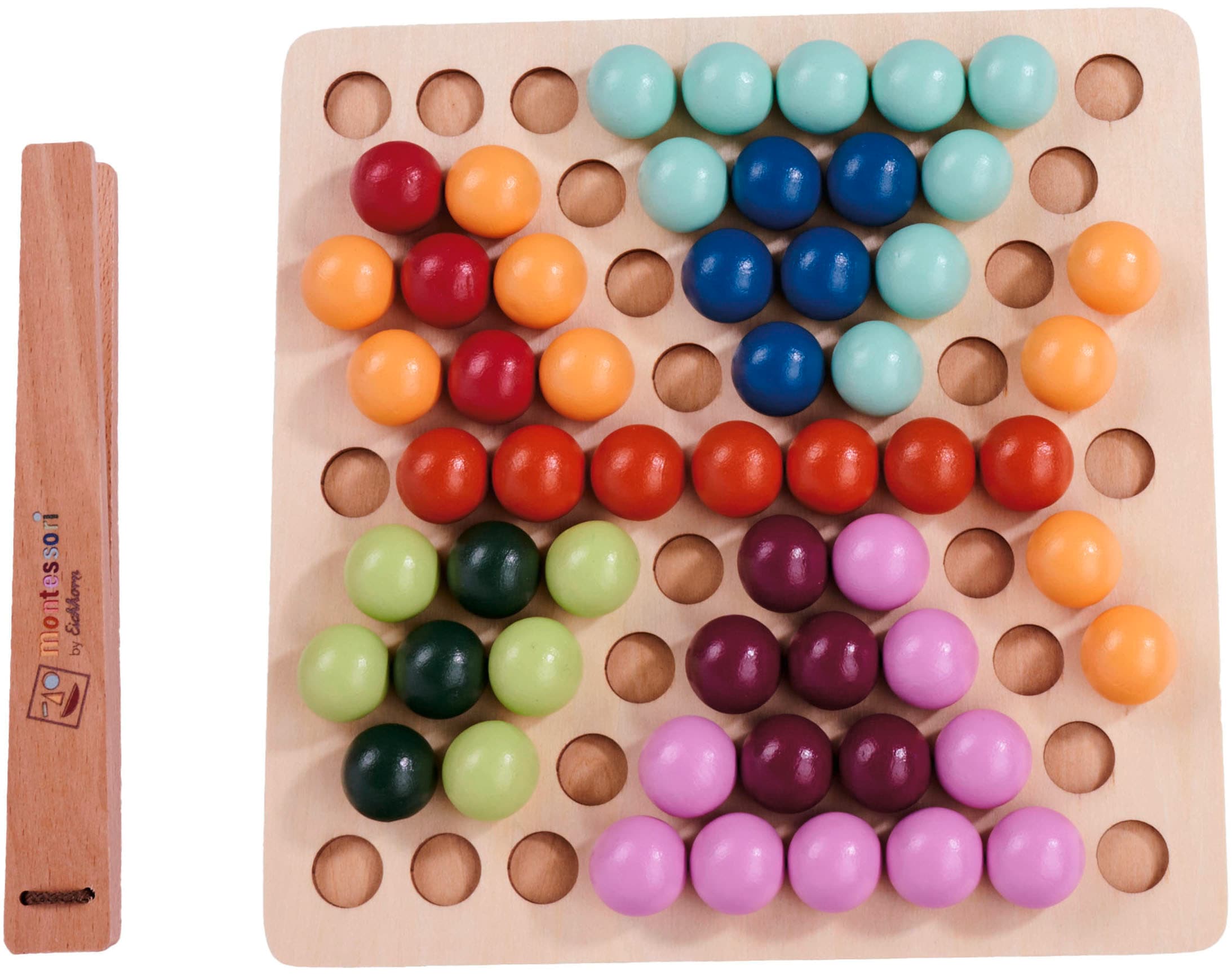 Eichhorn Steckspielzeug »Montessori Sortierperlen«